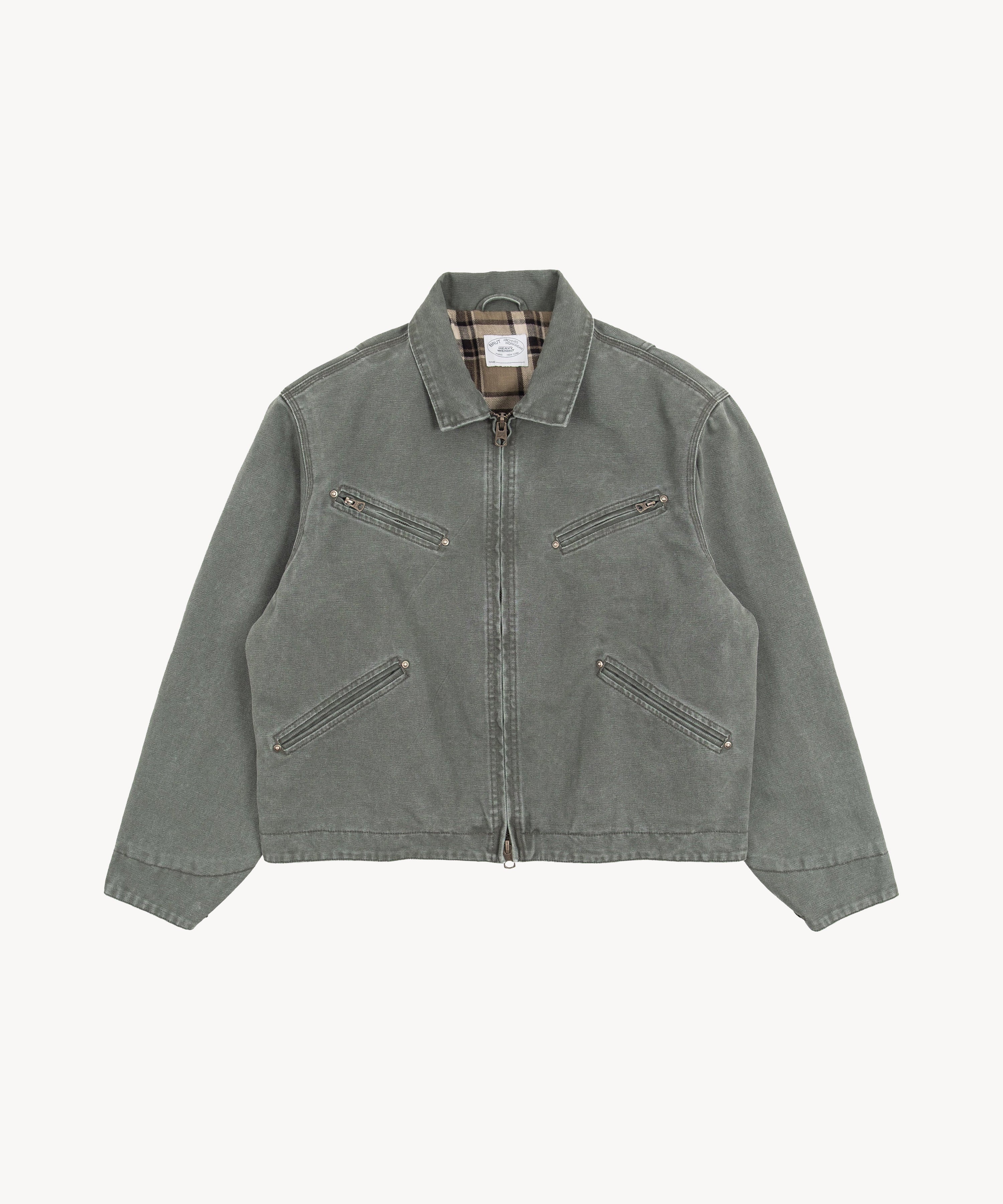 THE BEIRING JACKET - SLATE GREEN | BRUT CLOTHING – BRUT Clothing