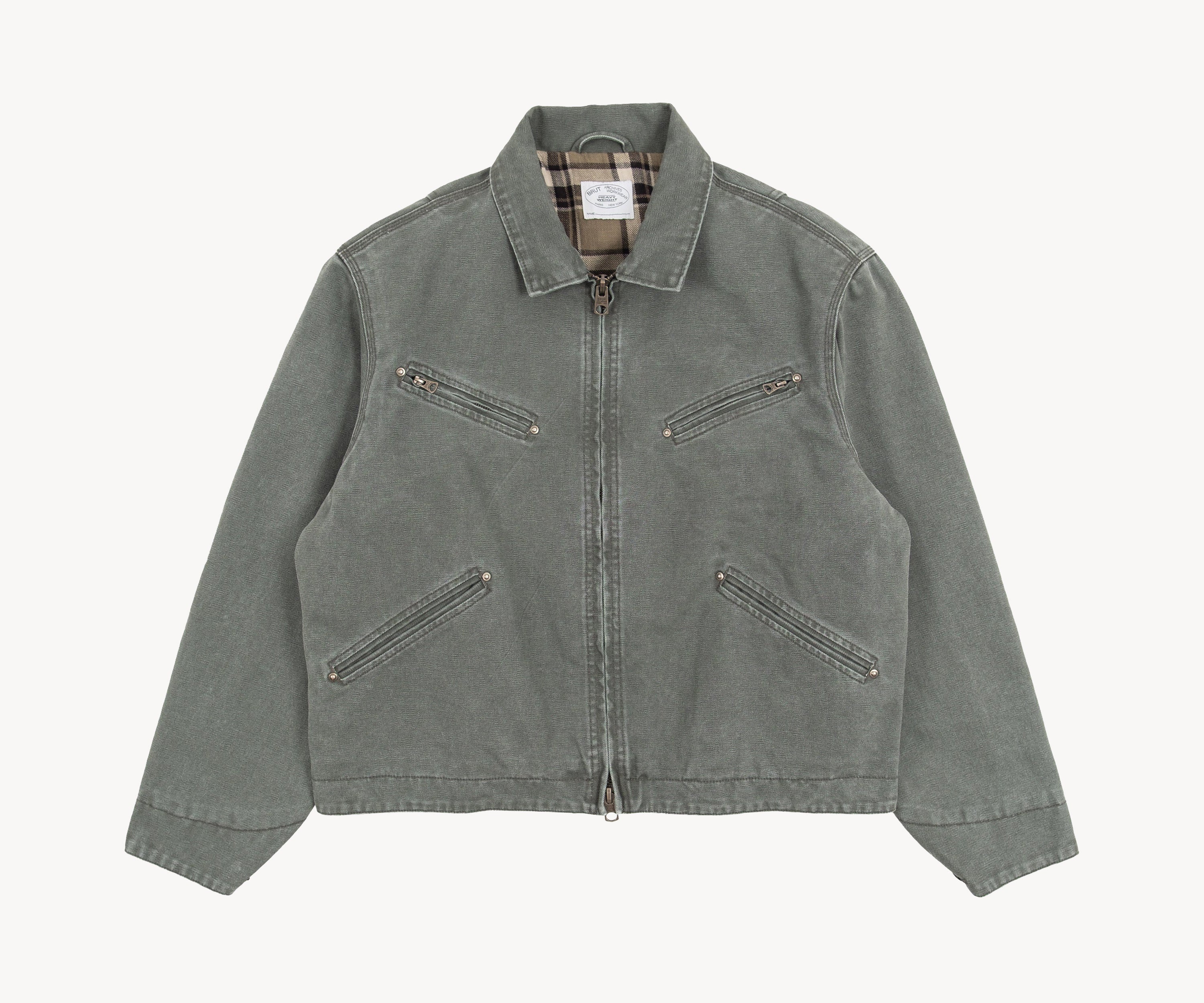 THE BEIRING JACKET Coats & Jackets X-SMALL / SLATE GREEN - BRUT Clothing