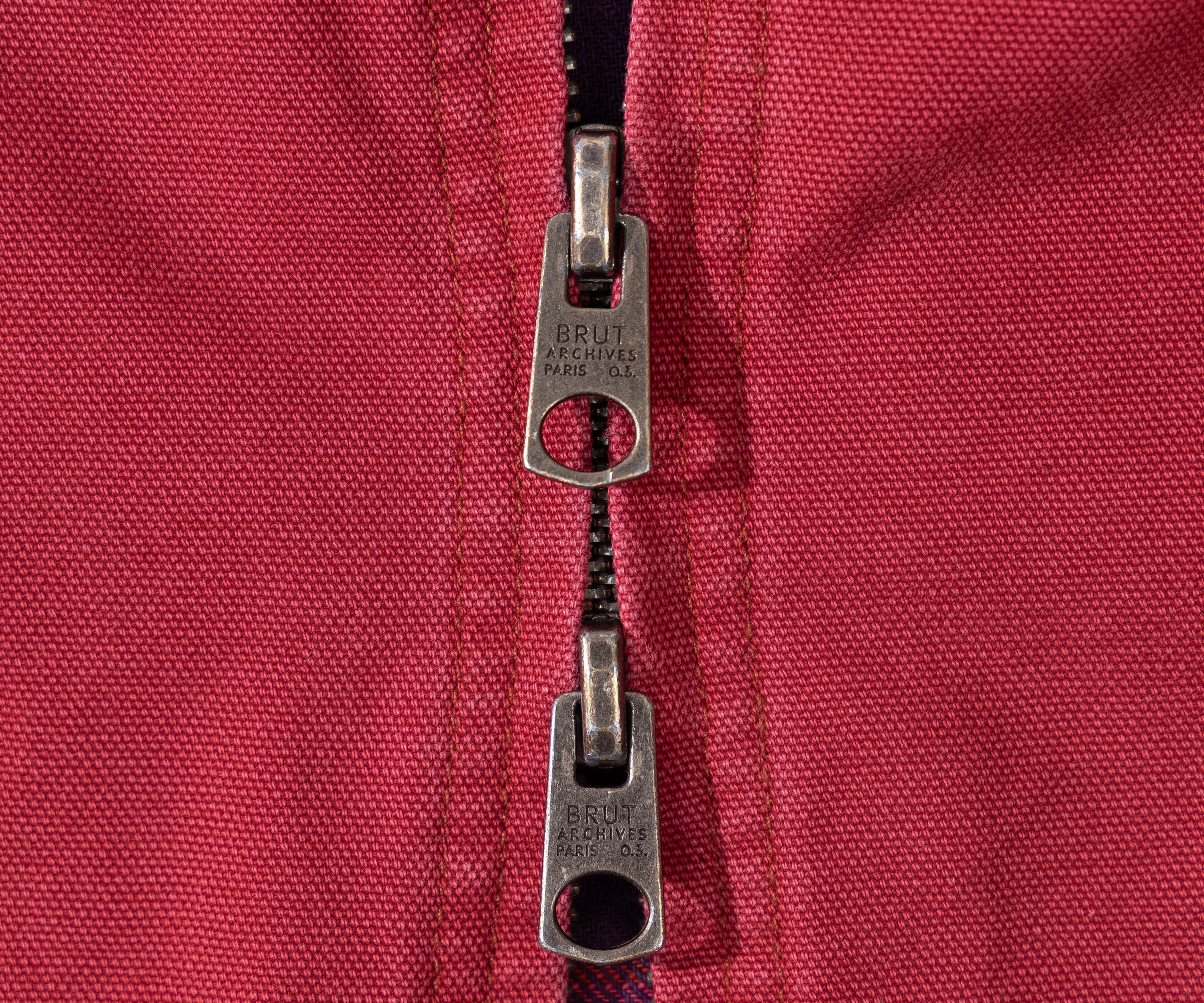 THE OVERDYED BEIRING JACKET Coats & Jackets X-SMALL / RED - BRUT Clothing
