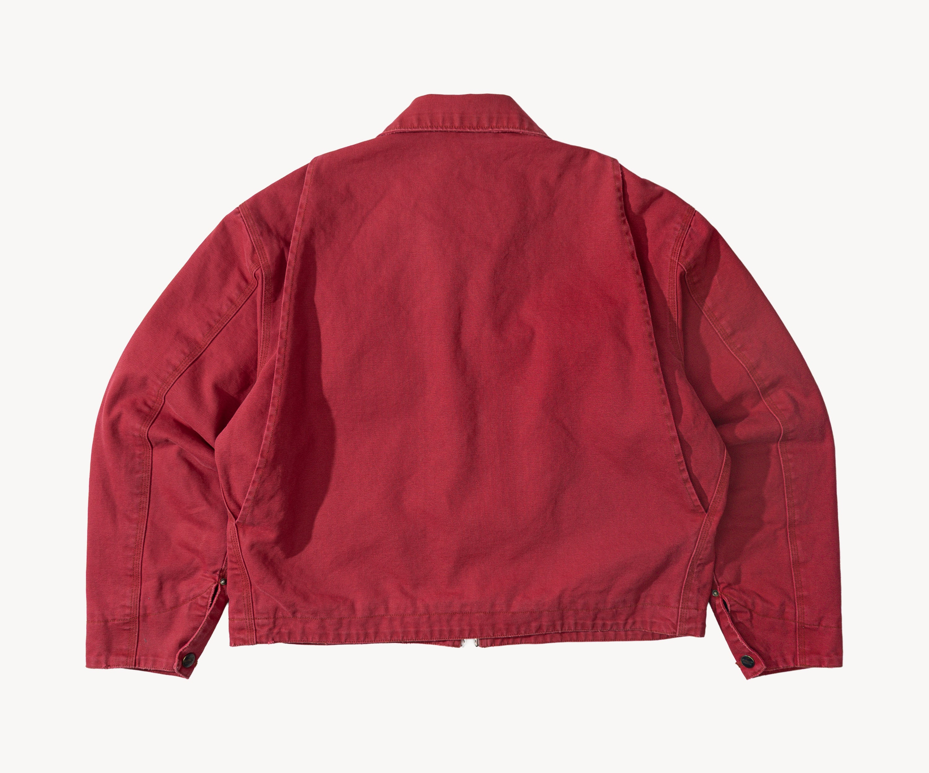 THE OVERDYED BEIRING JACKET Coats & Jackets X-SMALL / RED - BRUT Clothing