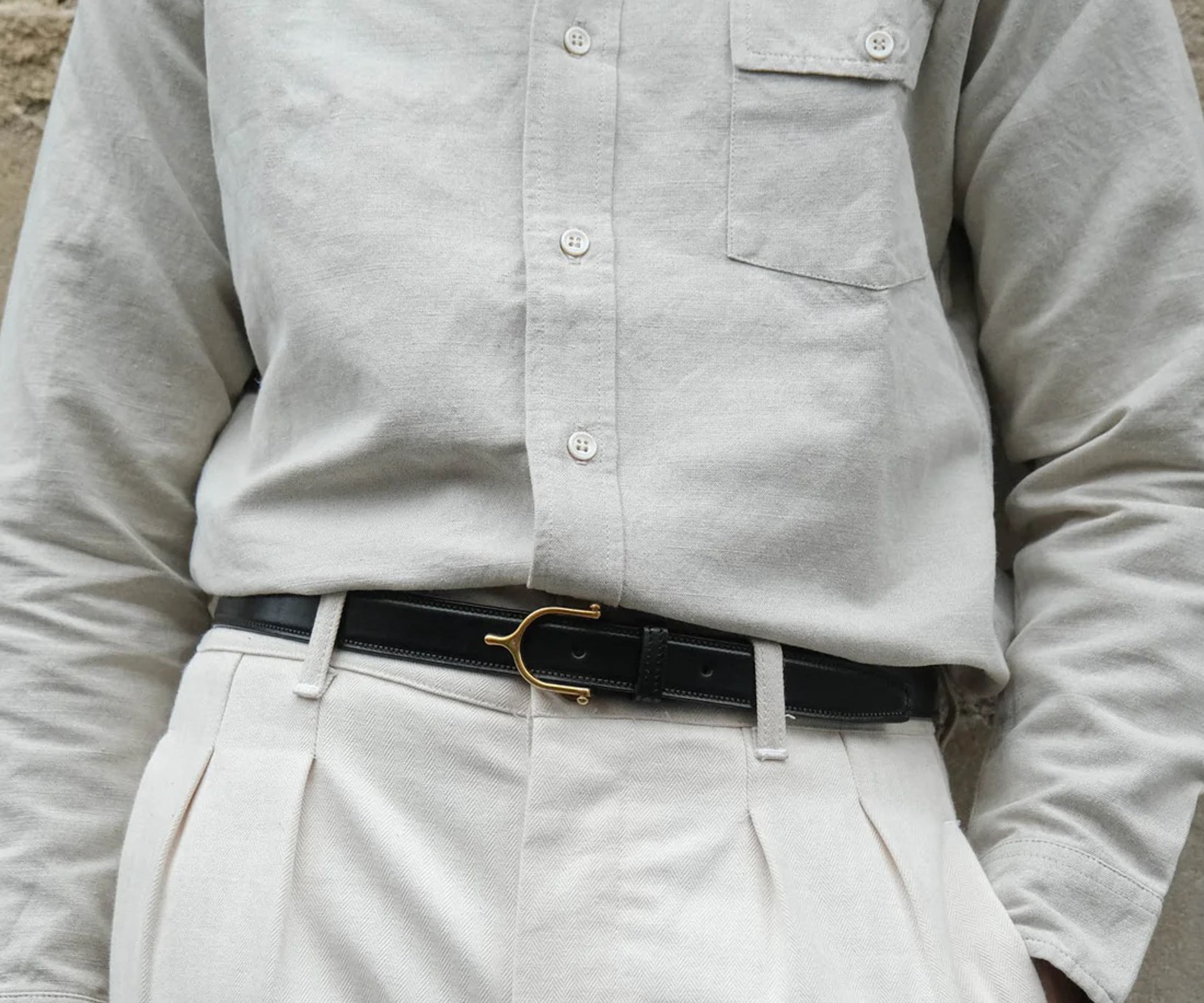 THE SPUR BELT Belts SIZE 0 / BLACK / BRASS / STYLE 007 - BRUT Clothing