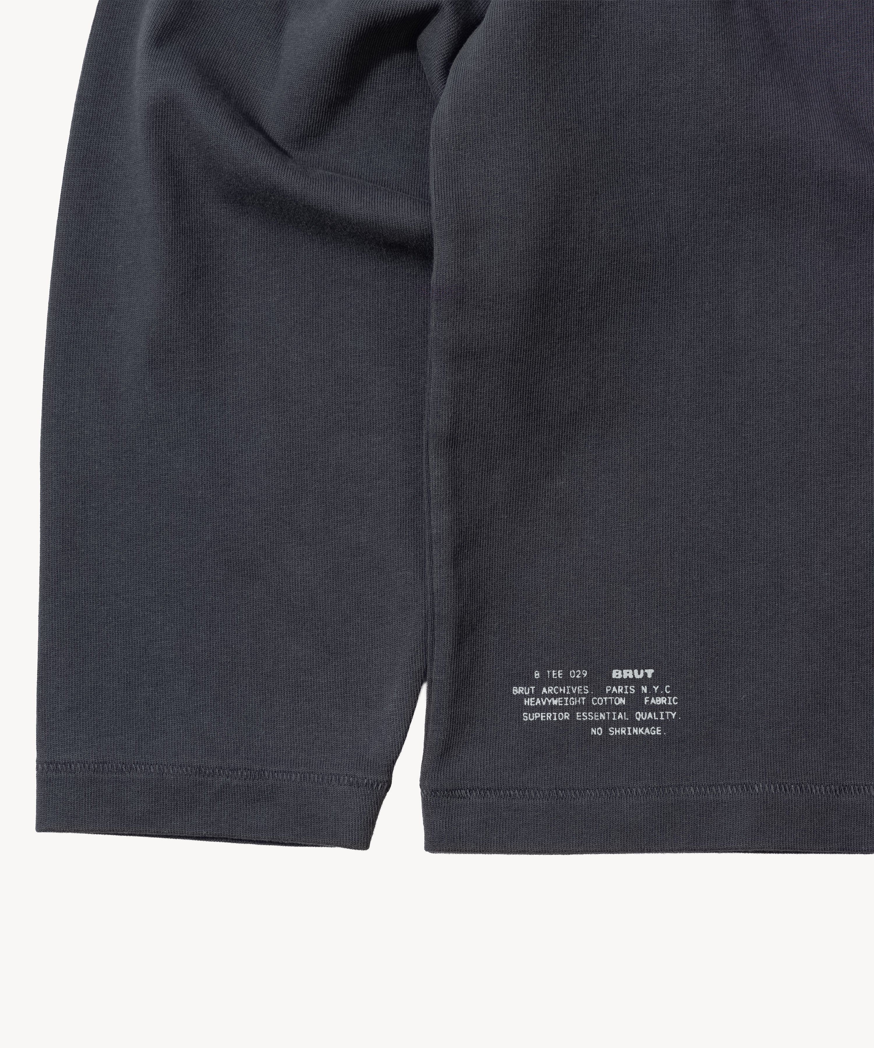 THE BEST LONG SLEEVES POCKET T-SHIRT - SLATE | BRUT Clothing