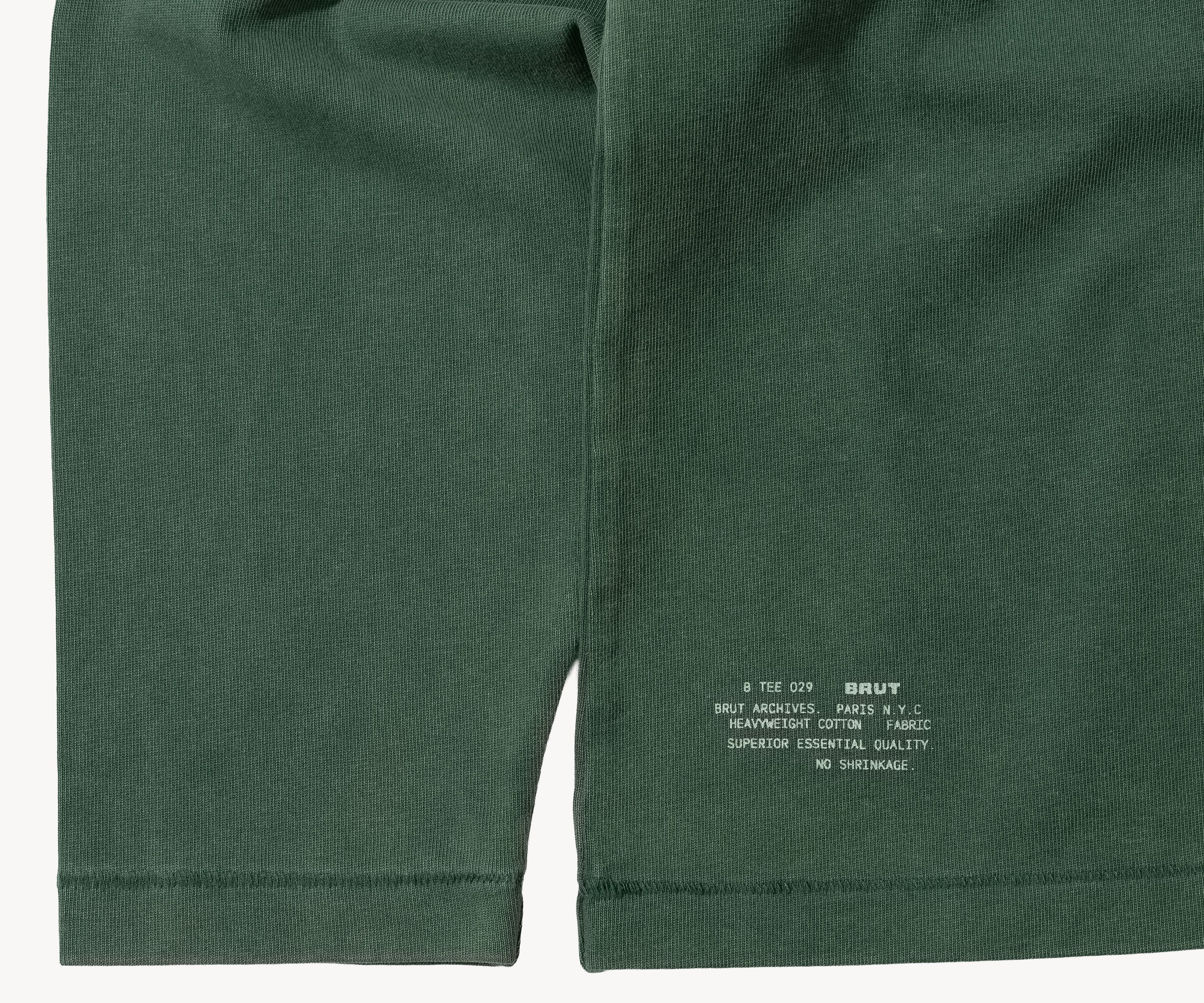 THE BEST LONG SLEEVES POCKET T-SHIRT T-Shirts X-SMALL / FOREST GREEN - BRUT Clothing