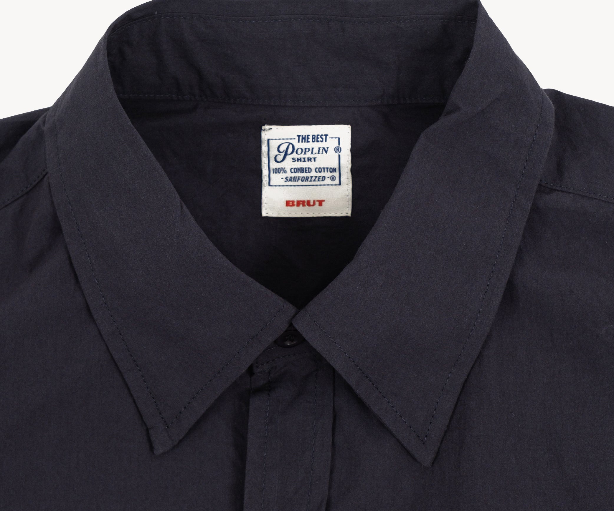 THE BEST POPLIN SHIRT Chemises XS / BLEU MARINE - BRUT Clothing