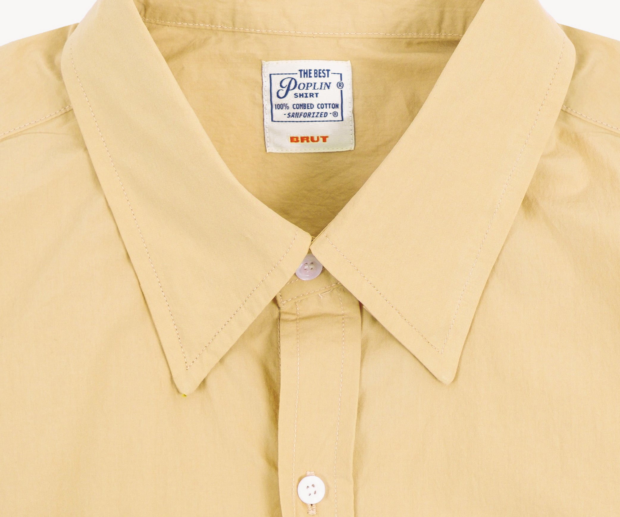 THE BEST POPLIN SHIRT Chemises XS / JAUNE - BRUT Clothing