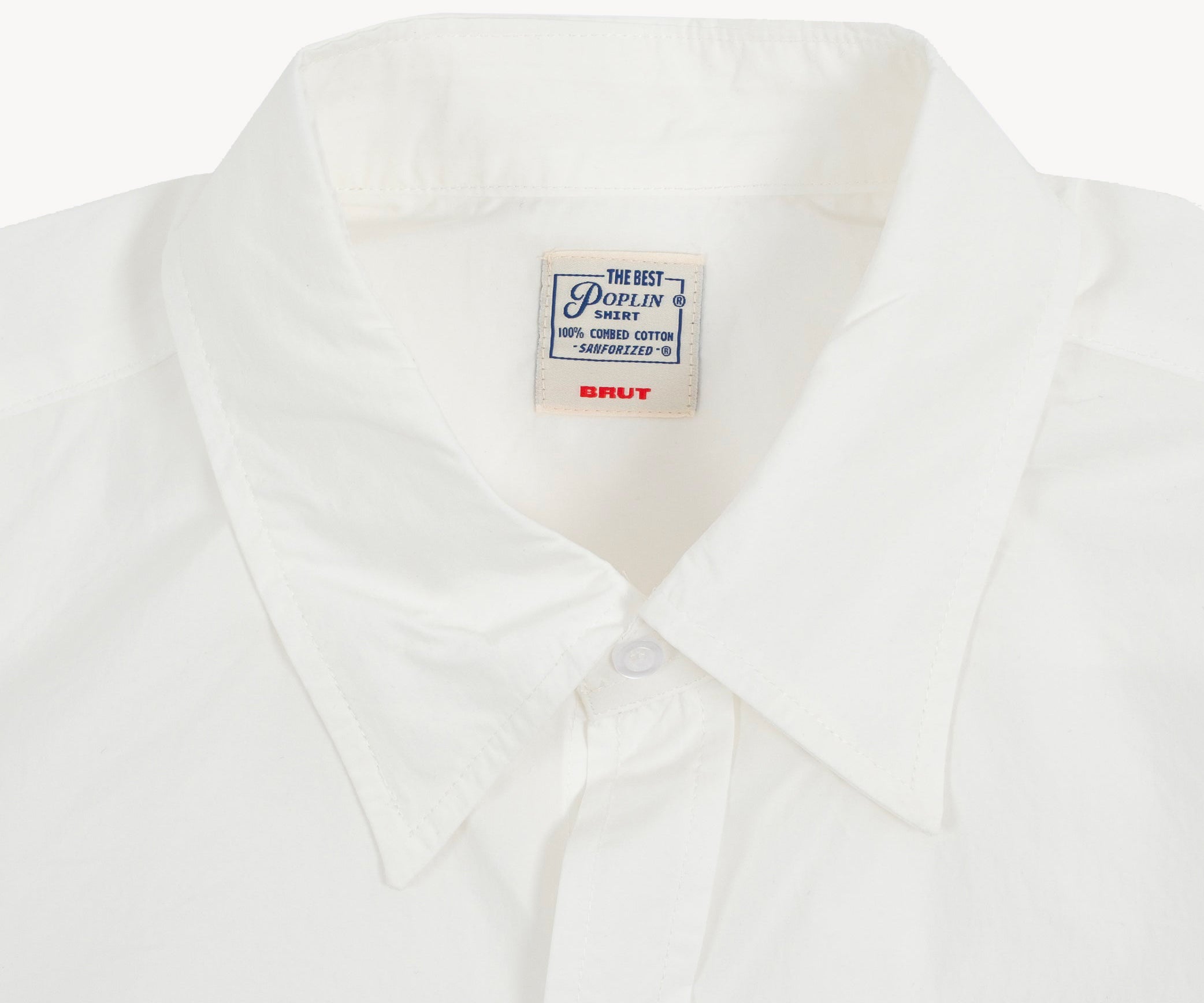 THE BEST POPLIN SHIRT  Chemises XS / BLANCHE - BRUT Clothing