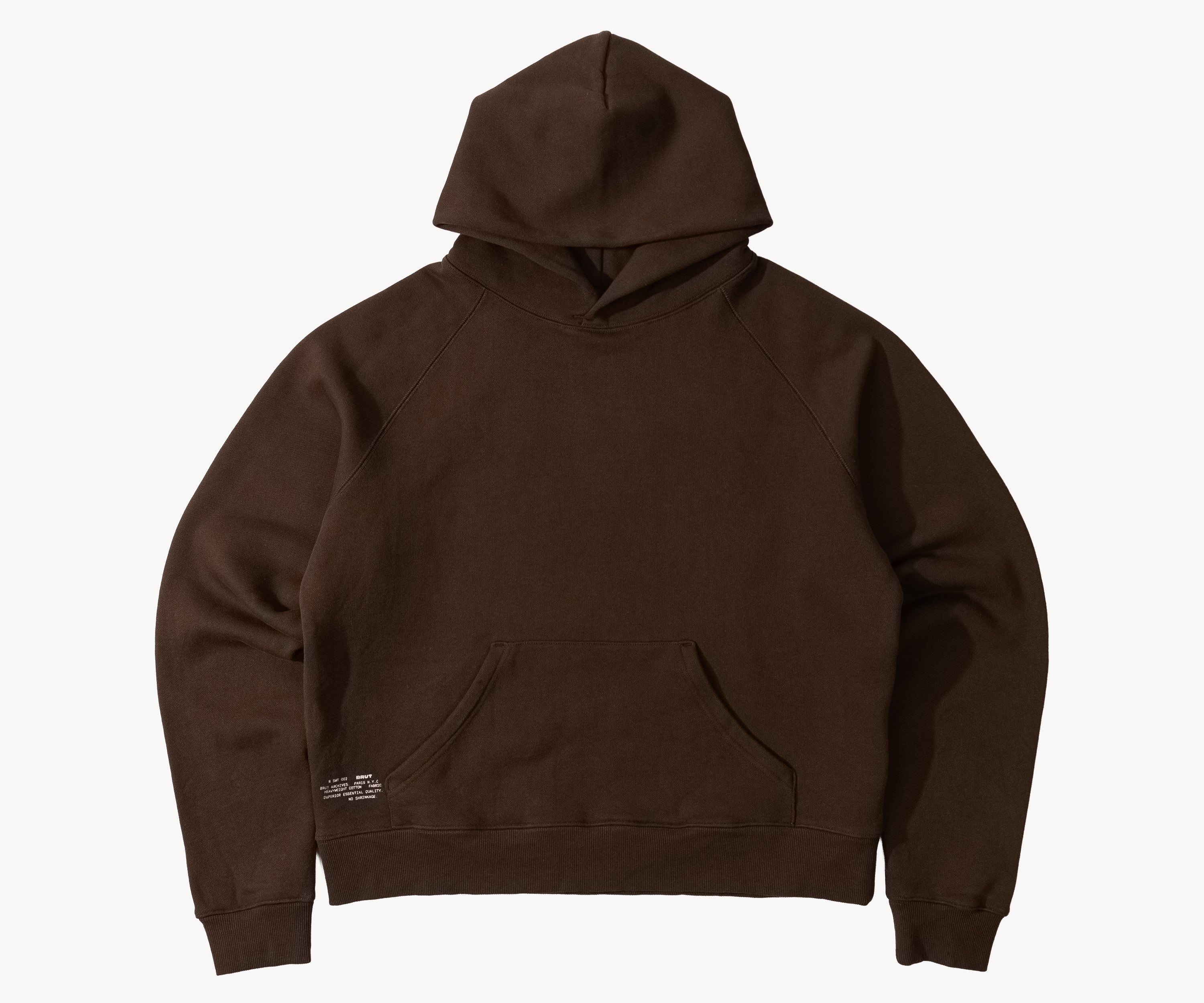 THE BEST SWEAT Sweatshirts X-SMALL / BROWN - BRUT Clothing