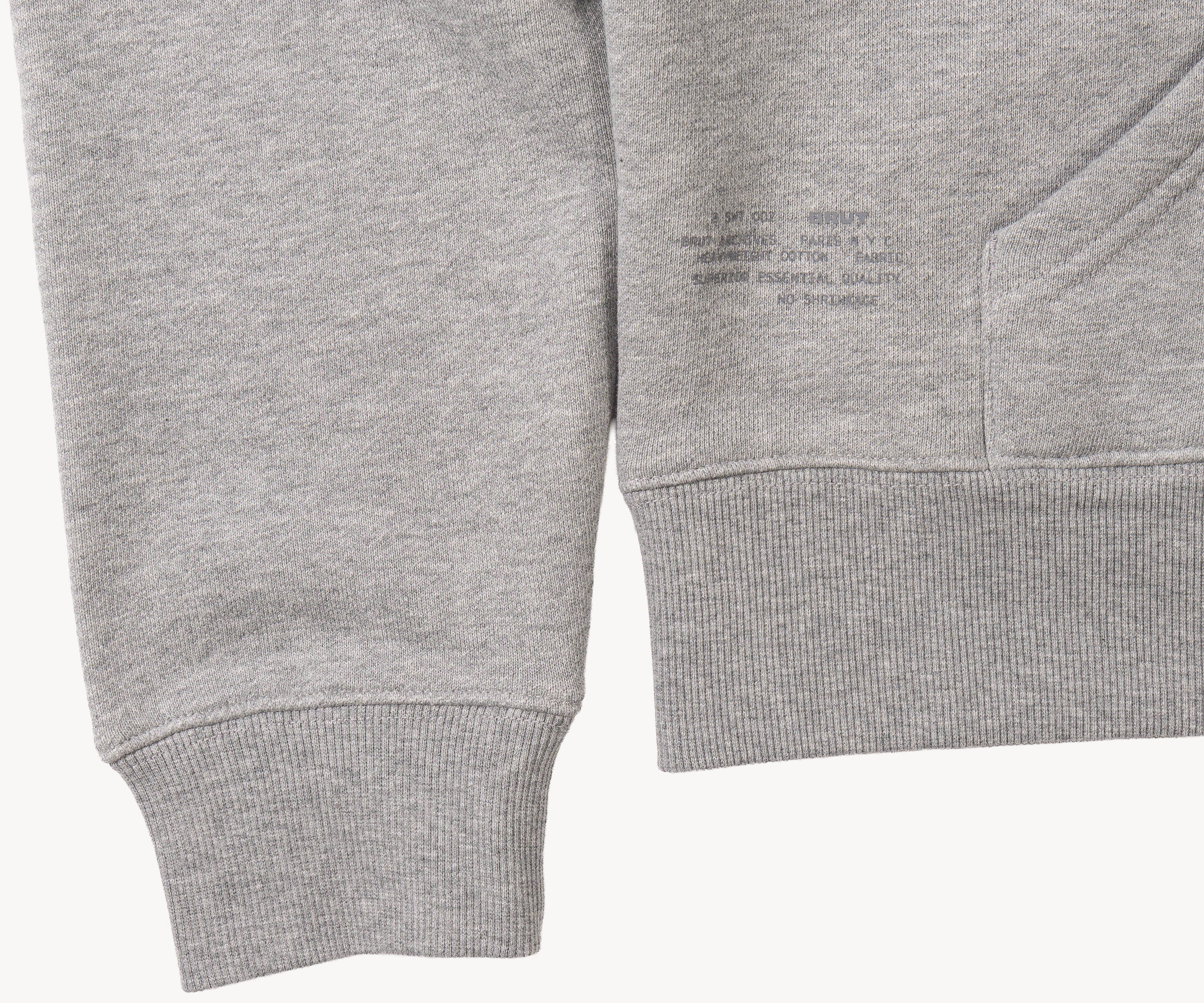 THE BEST SWEAT Sweatshirts X-SMALL / DARK HEATHER GREY - BRUT Clothing