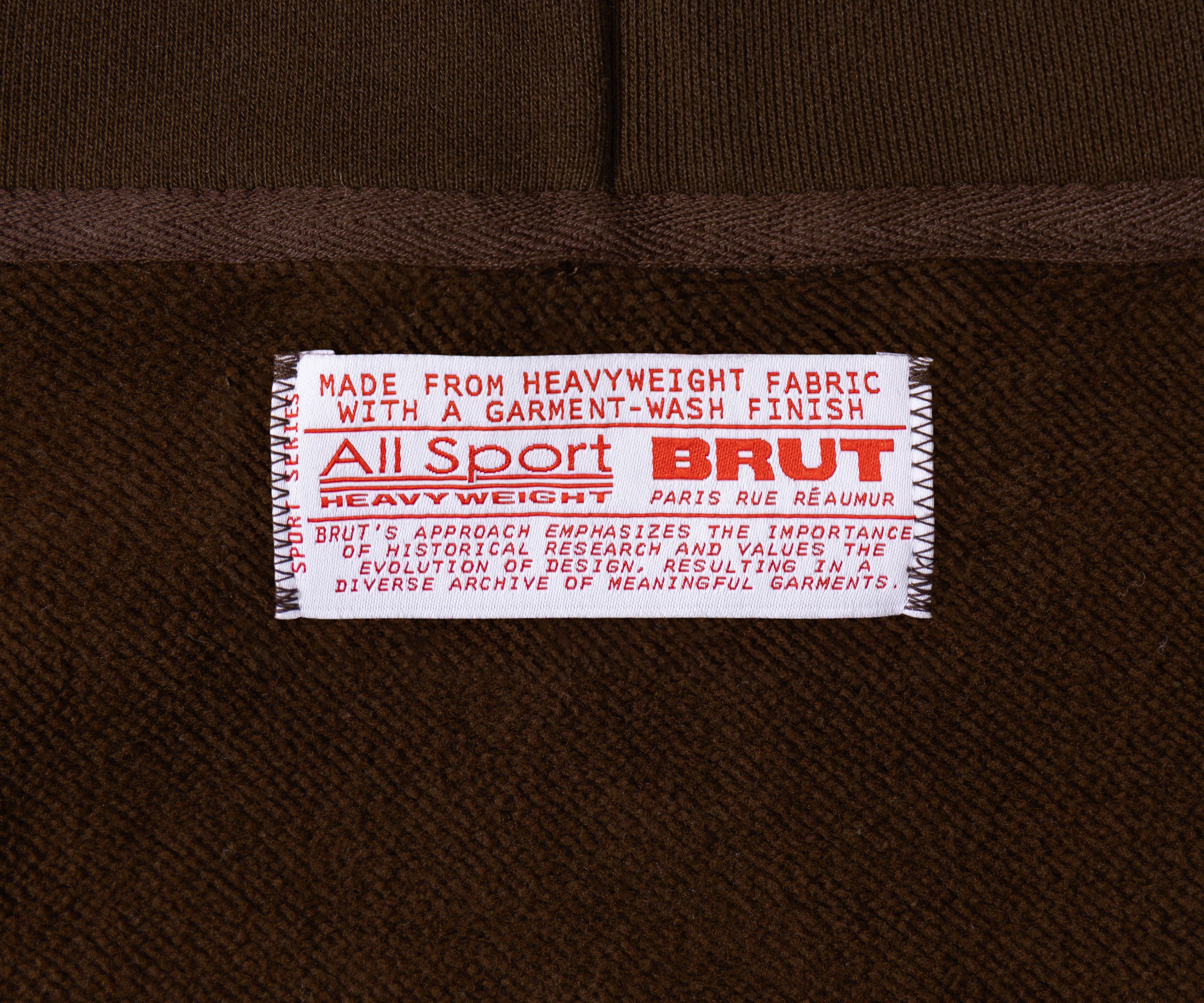 THE BEST SWEAT Sweatshirts X-SMALL / BROWN - BRUT Clothing