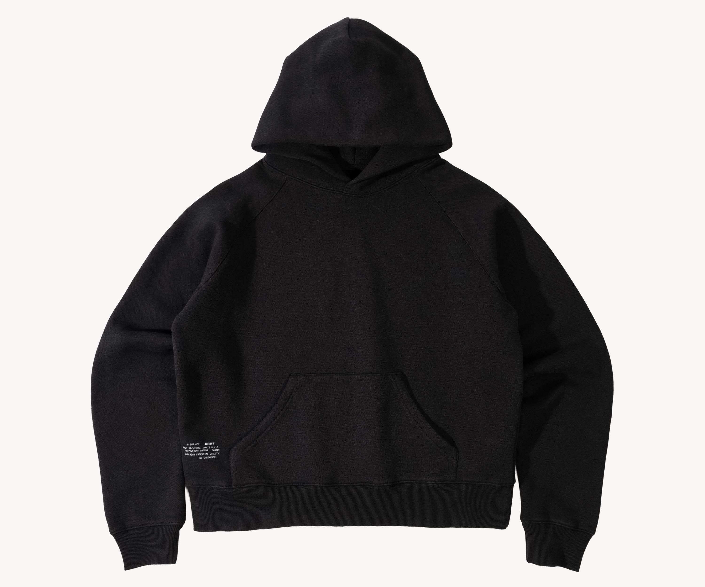 THE BEST SWEAT Sweatshirts XS / NOIR - BRUT Clothing