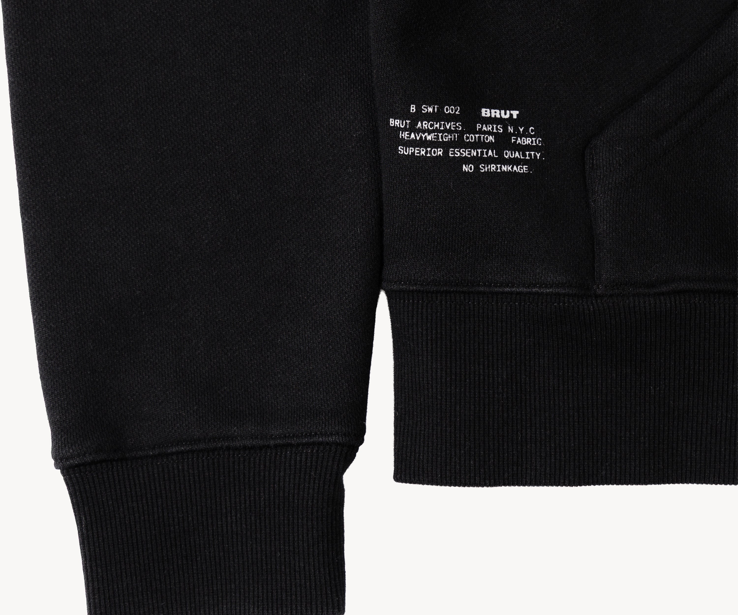 THE BEST SWEAT Sweatshirts XS / NOIR - BRUT Clothing