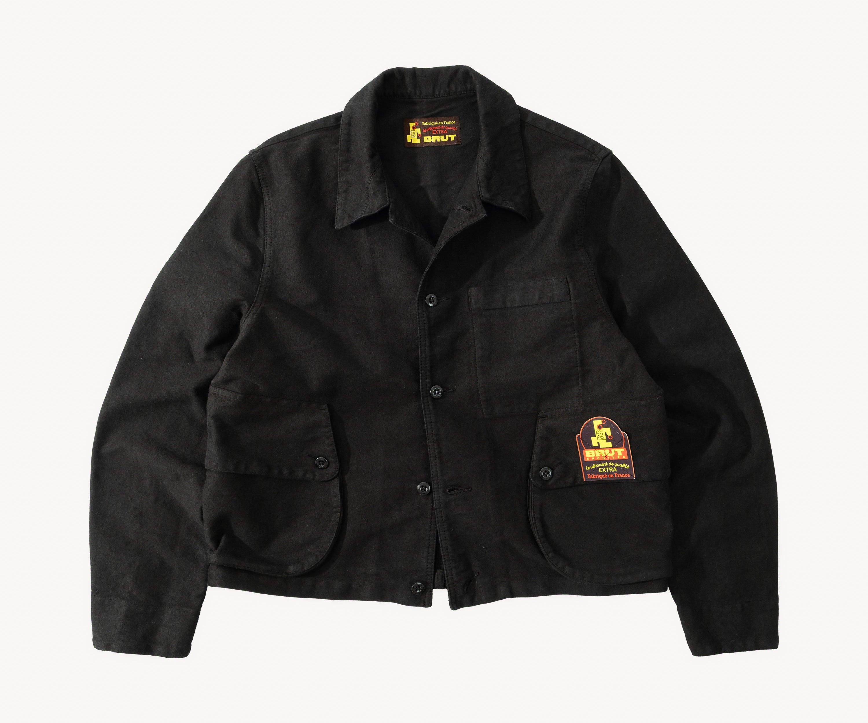 REWORK® SATCHEL JACKET Coats & Jackets SMALL / BLACK - BRUT Clothing