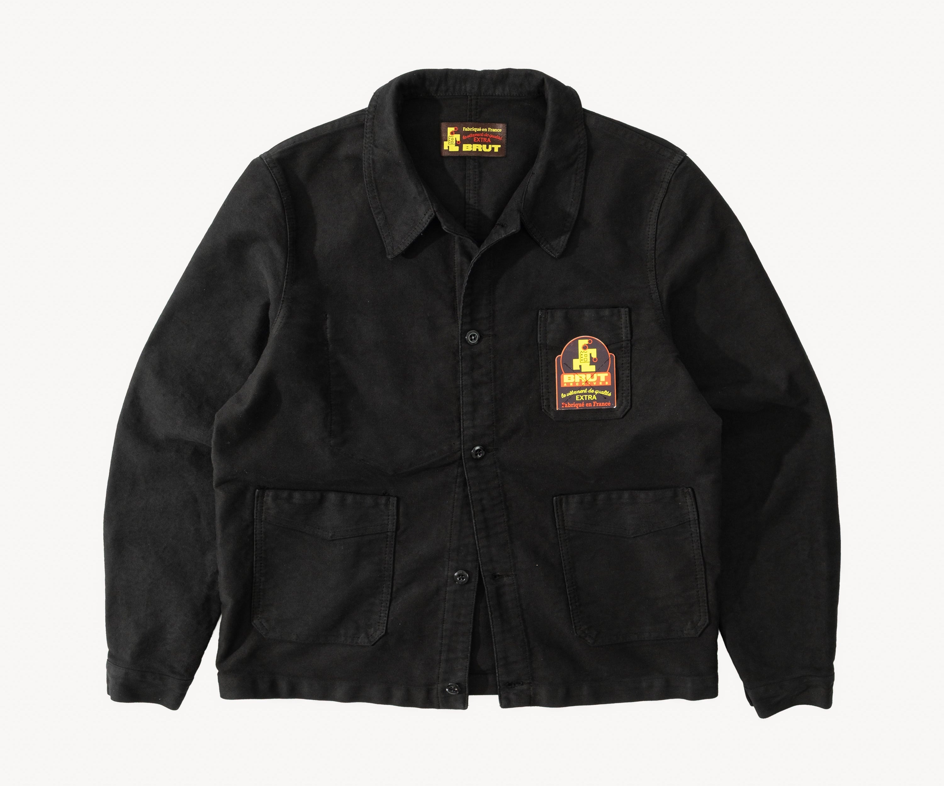 REWORK® WORK JACKET Coats & Jackets SMALL / BLACK - BRUT Clothing