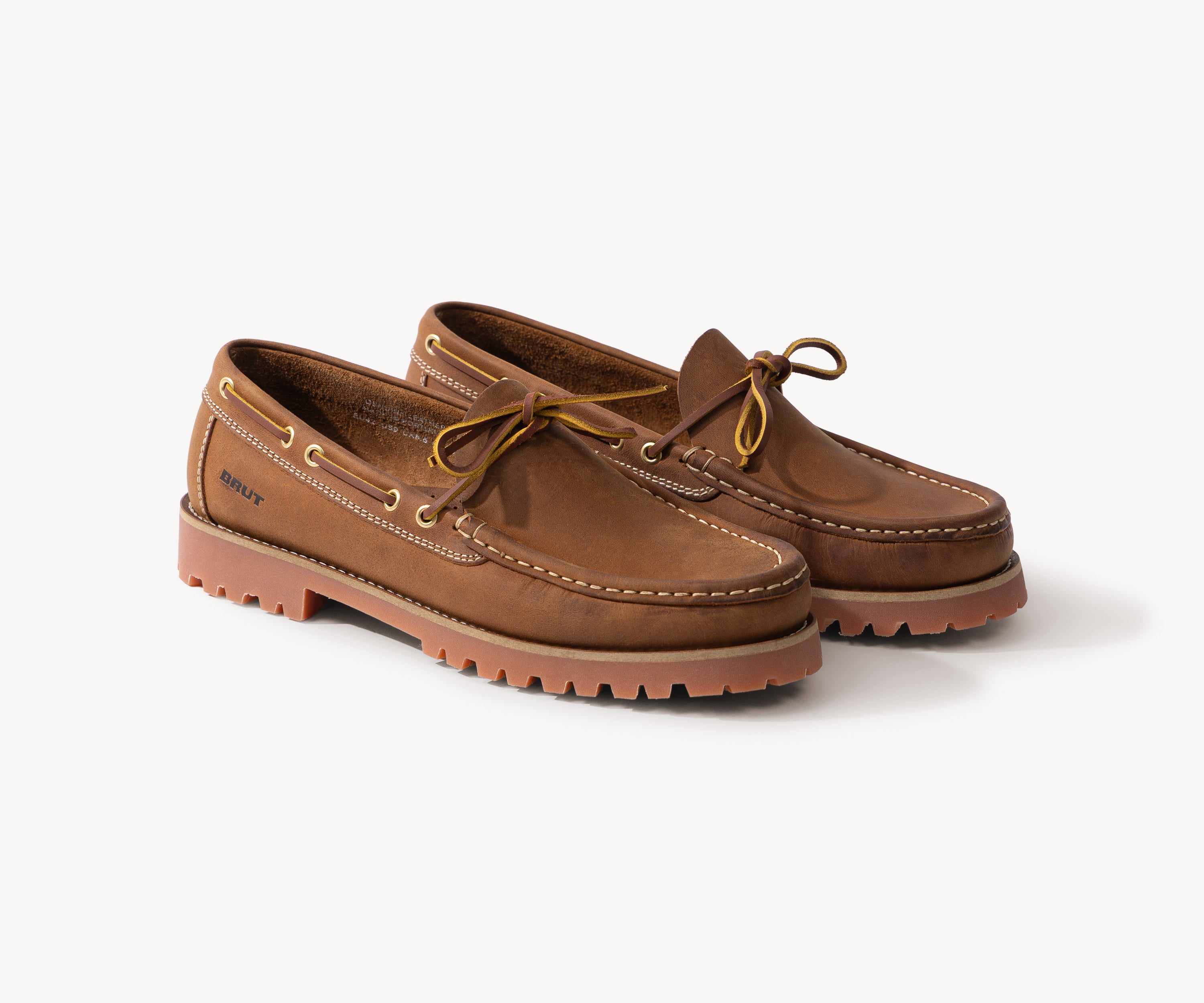 THE BOAT SHOES Socks and Shoes 39EU / 6.5US / BROWN - BRUT Clothing