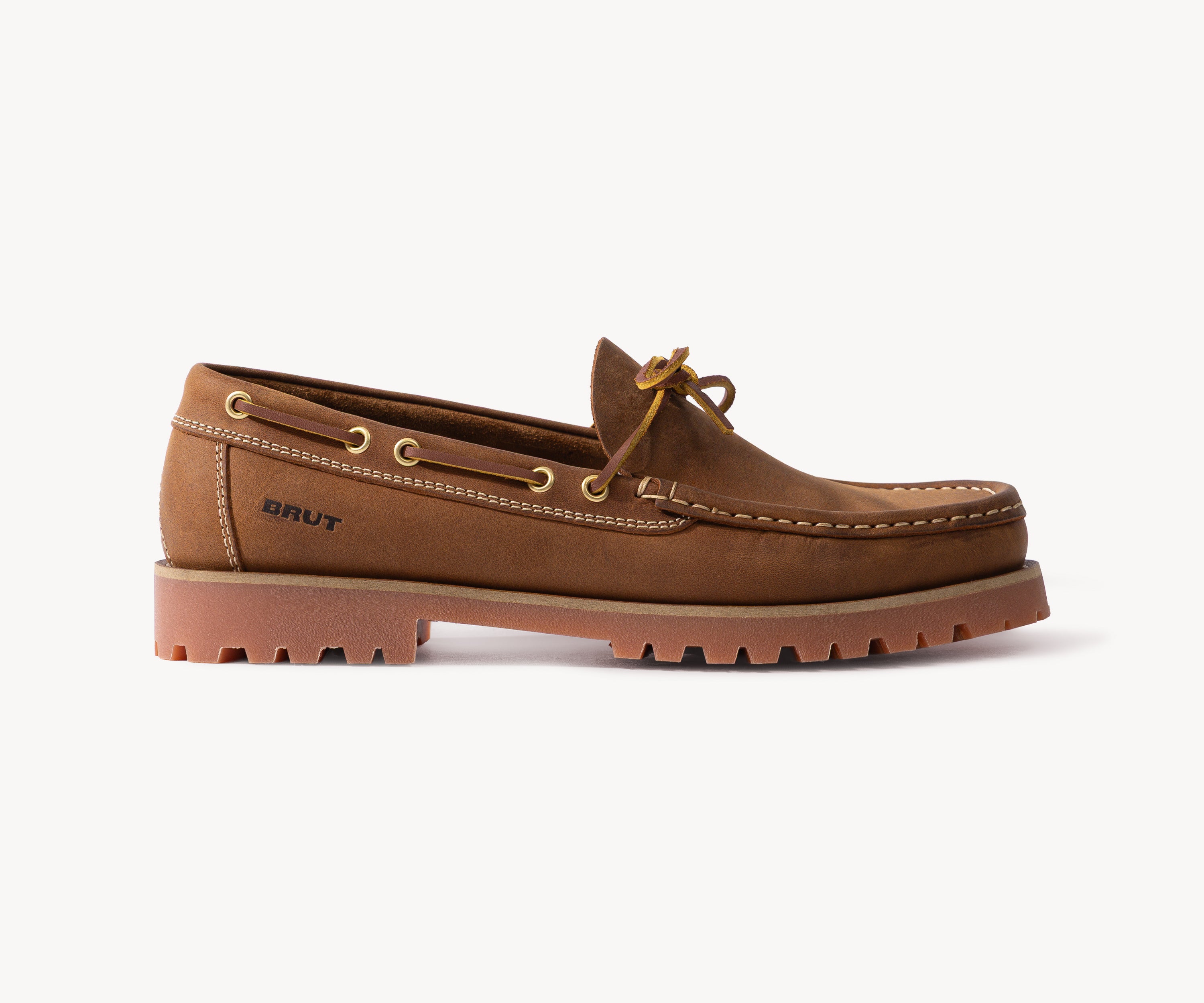 THE BOAT SHOES Socks and Shoes 39EU / 6.5US / BROWN - BRUT Clothing