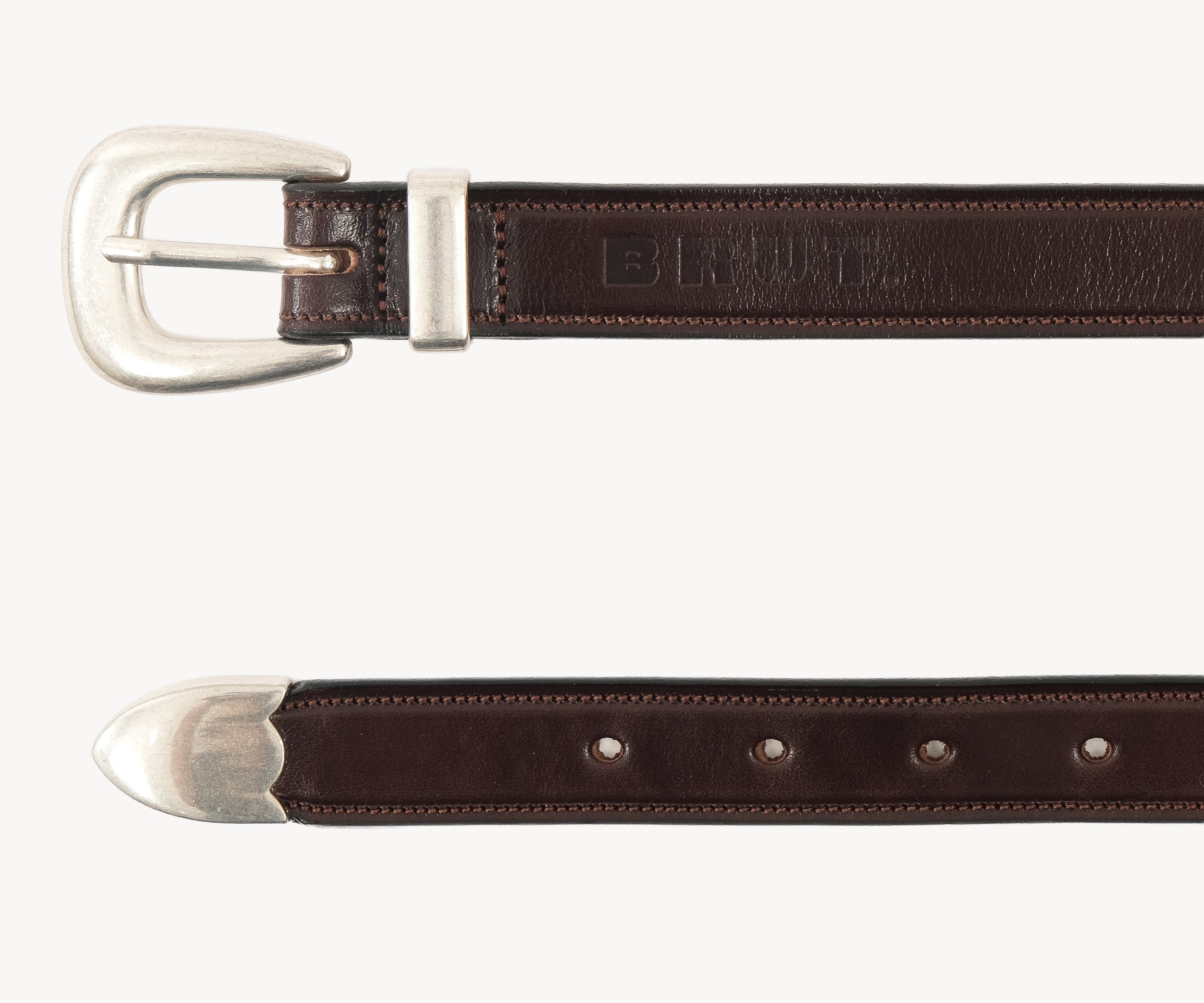 THE MACADAM BELT Ceintures TAILLE 0 / HAVANA - BRUT Vêtements