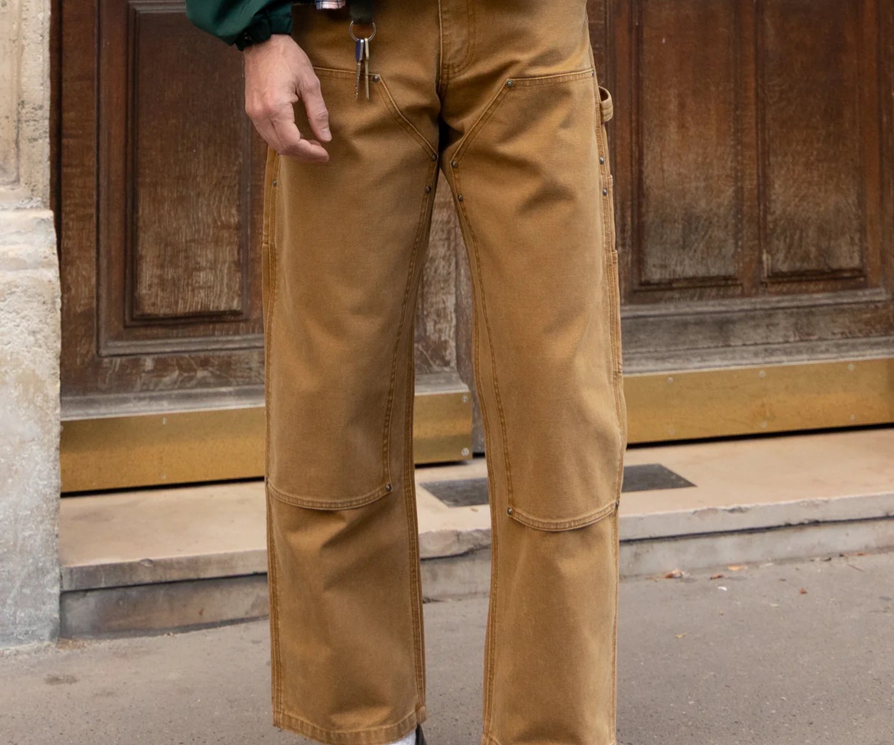 THE TILER WORK PANTS Taille US 26 / FR 36 / MARRON CANARD - BRUT Clothing