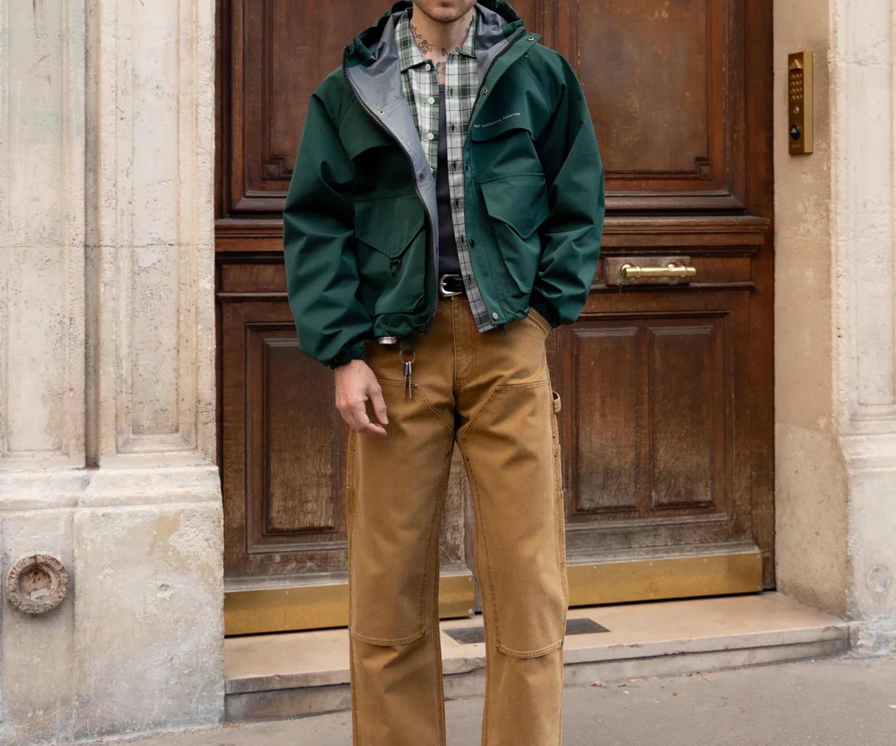 THE TILER WORK PANTS Taille US 26 / FR 36 / MARRON CANARD - BRUT Clothing