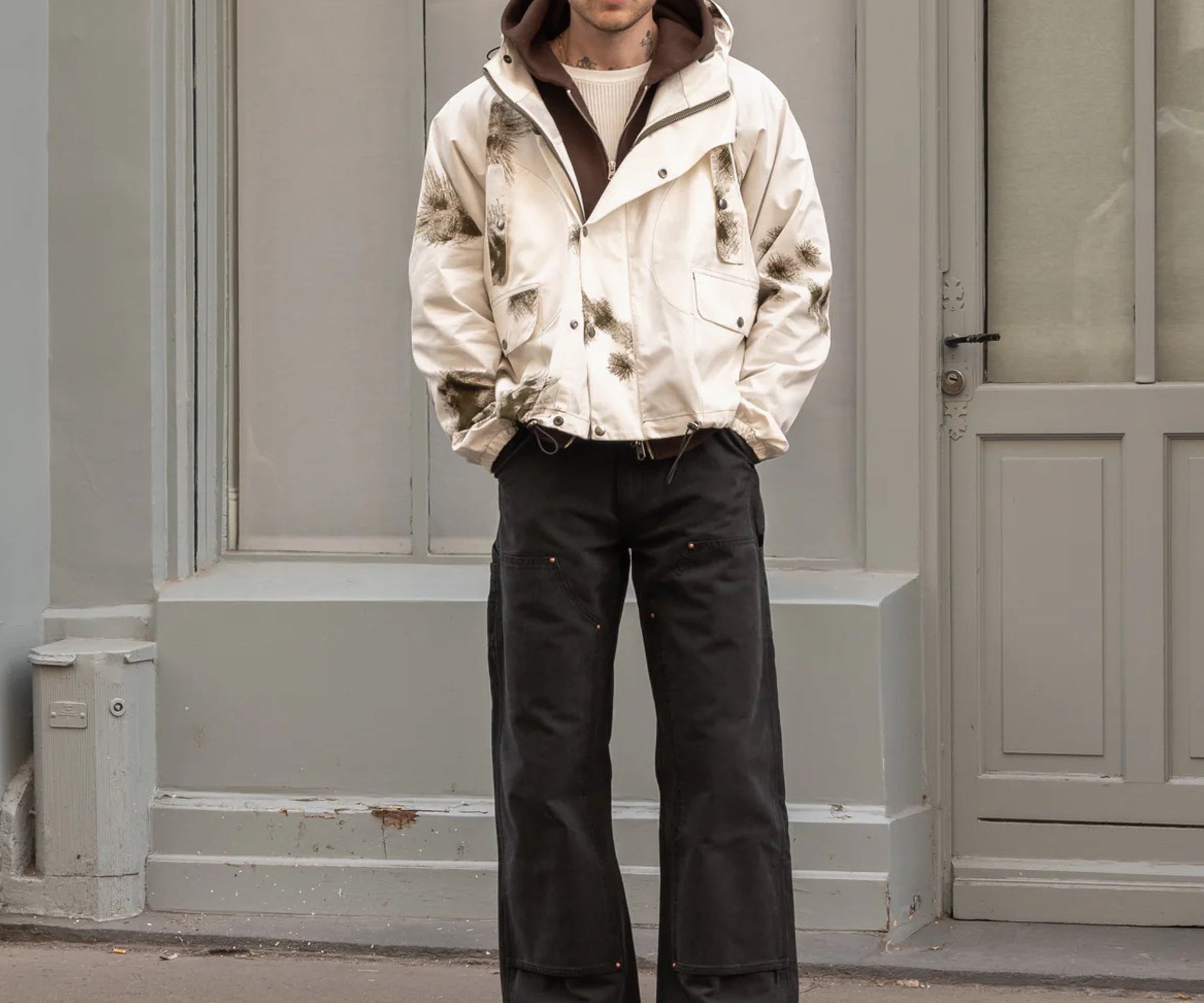 REWORK® WADER CAMO JACKET Coats & Jackets SMALL / SNOW WHITE CAMO - BRUT Clothing