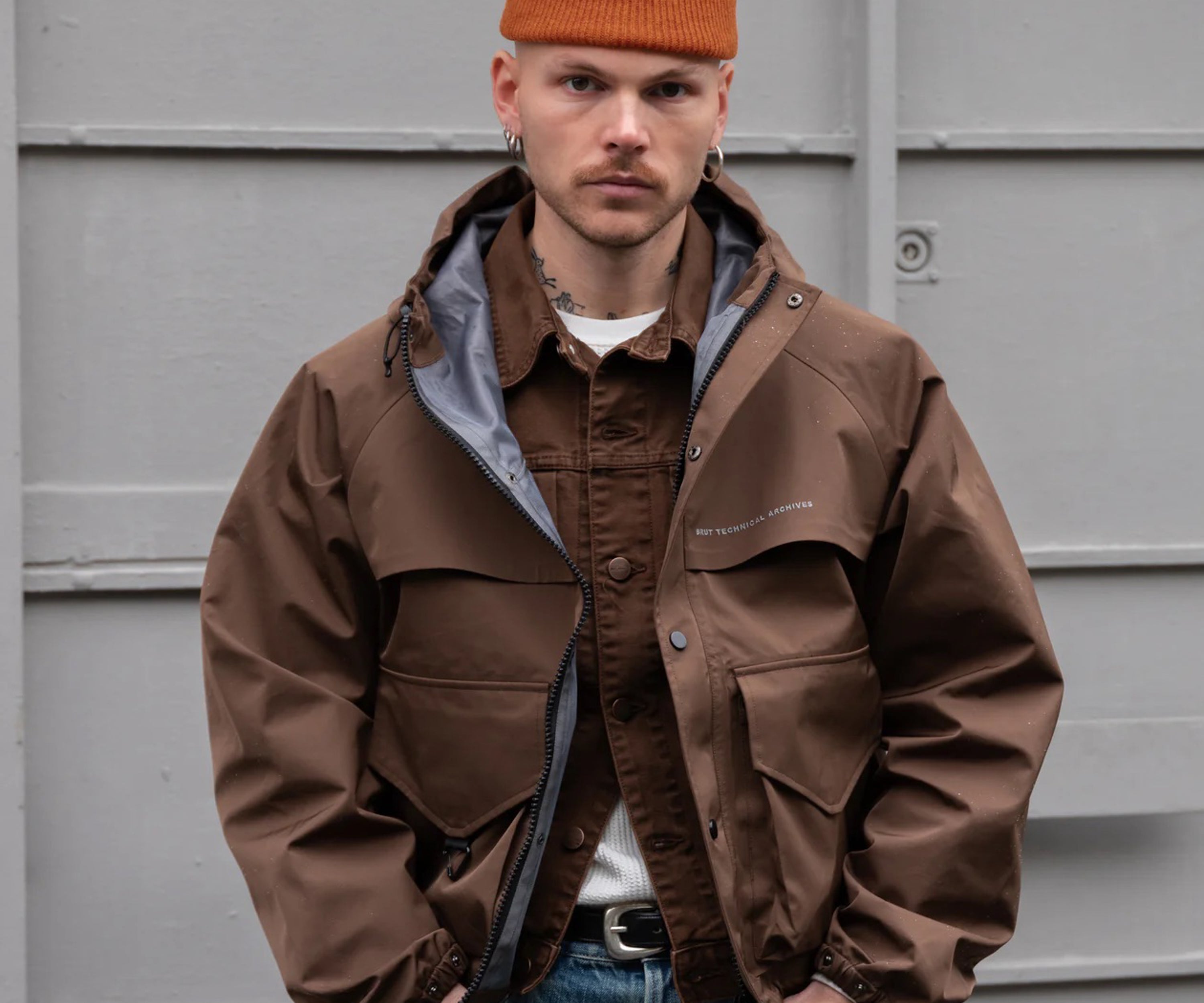 THE COMMANDO WATCH CAP Hats and Caps ORANGE - BRUT Clothing