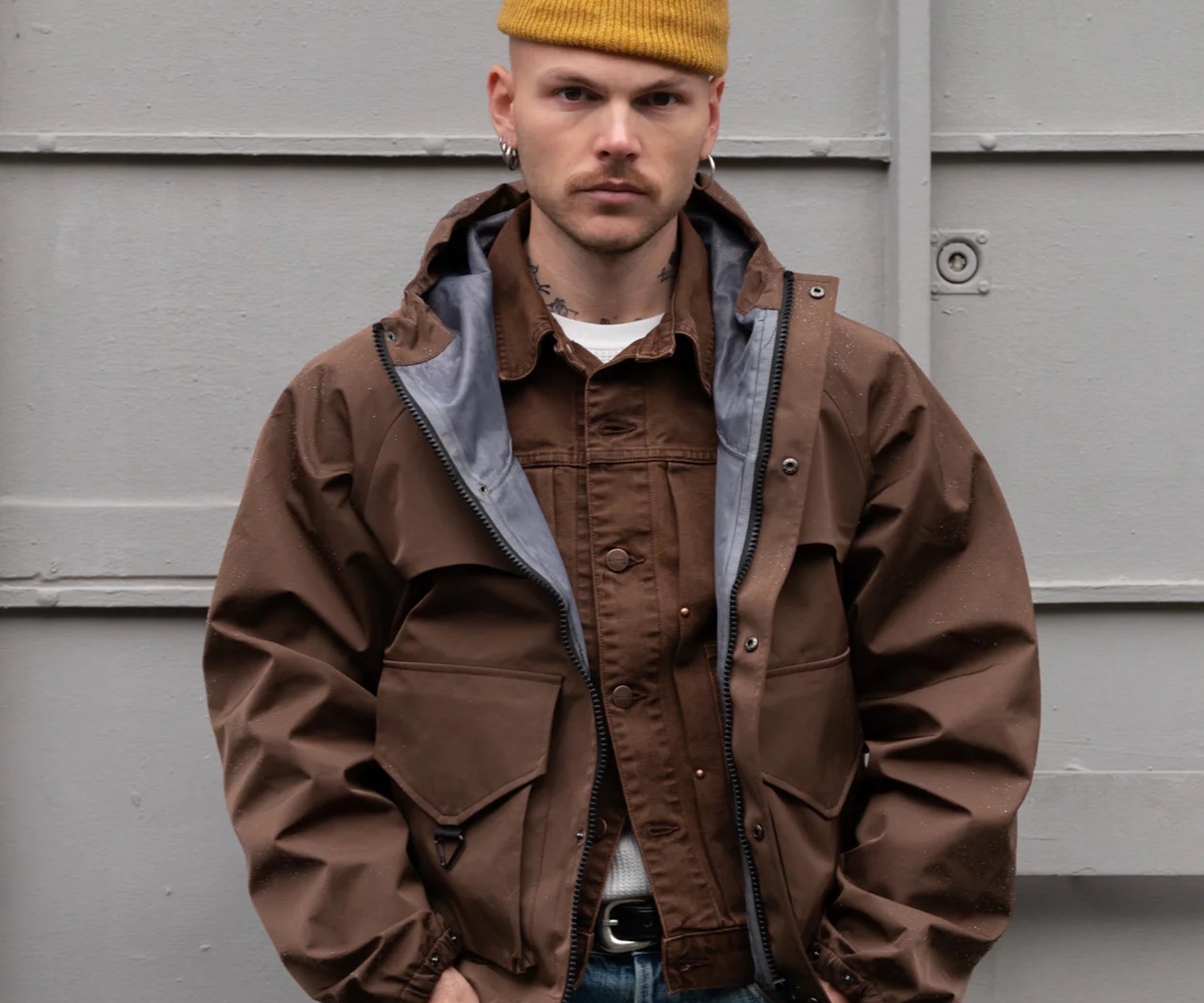 THE COMMANDO WATCH CAP Hats and Caps MUSTARD - BRUT Clothing