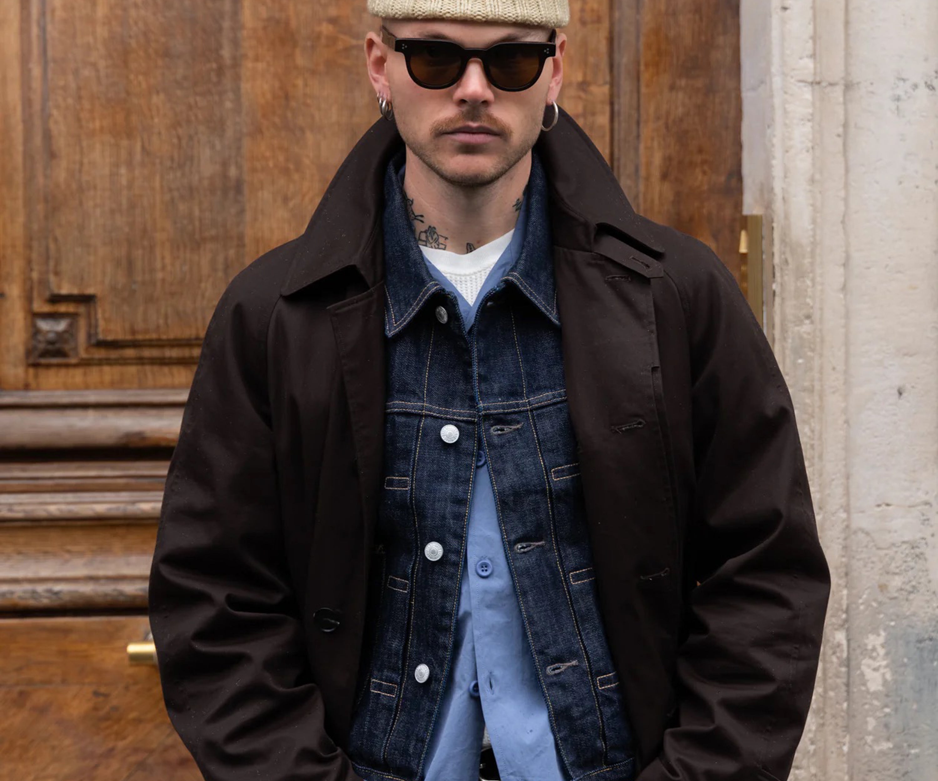 THE HEAVY WATCH CAP Chapeaux et casquettes ÉCRU - BRUT Clothing