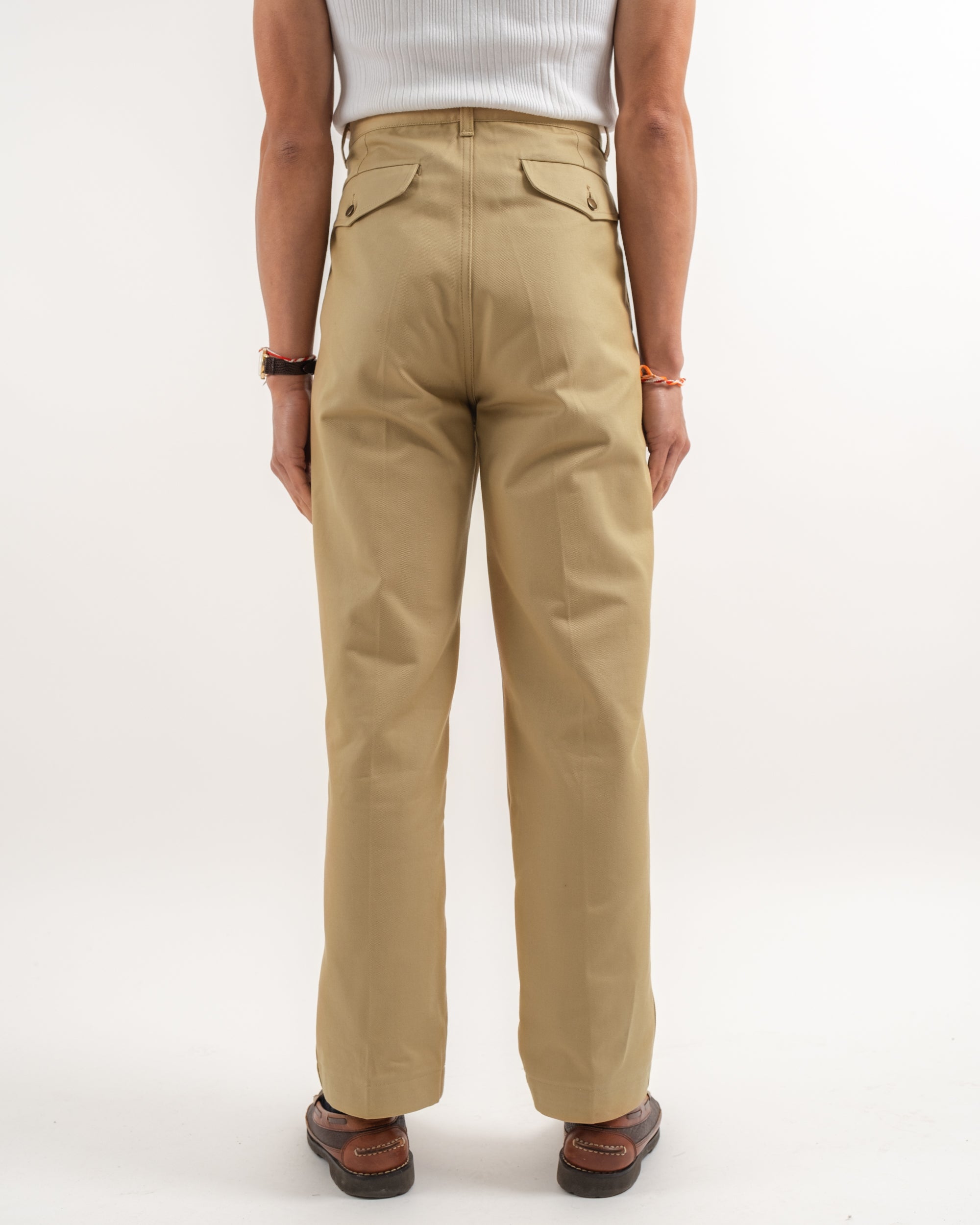 1960s VINTAGE FRENCH MILITARY CHINO PANTS - PHAETON