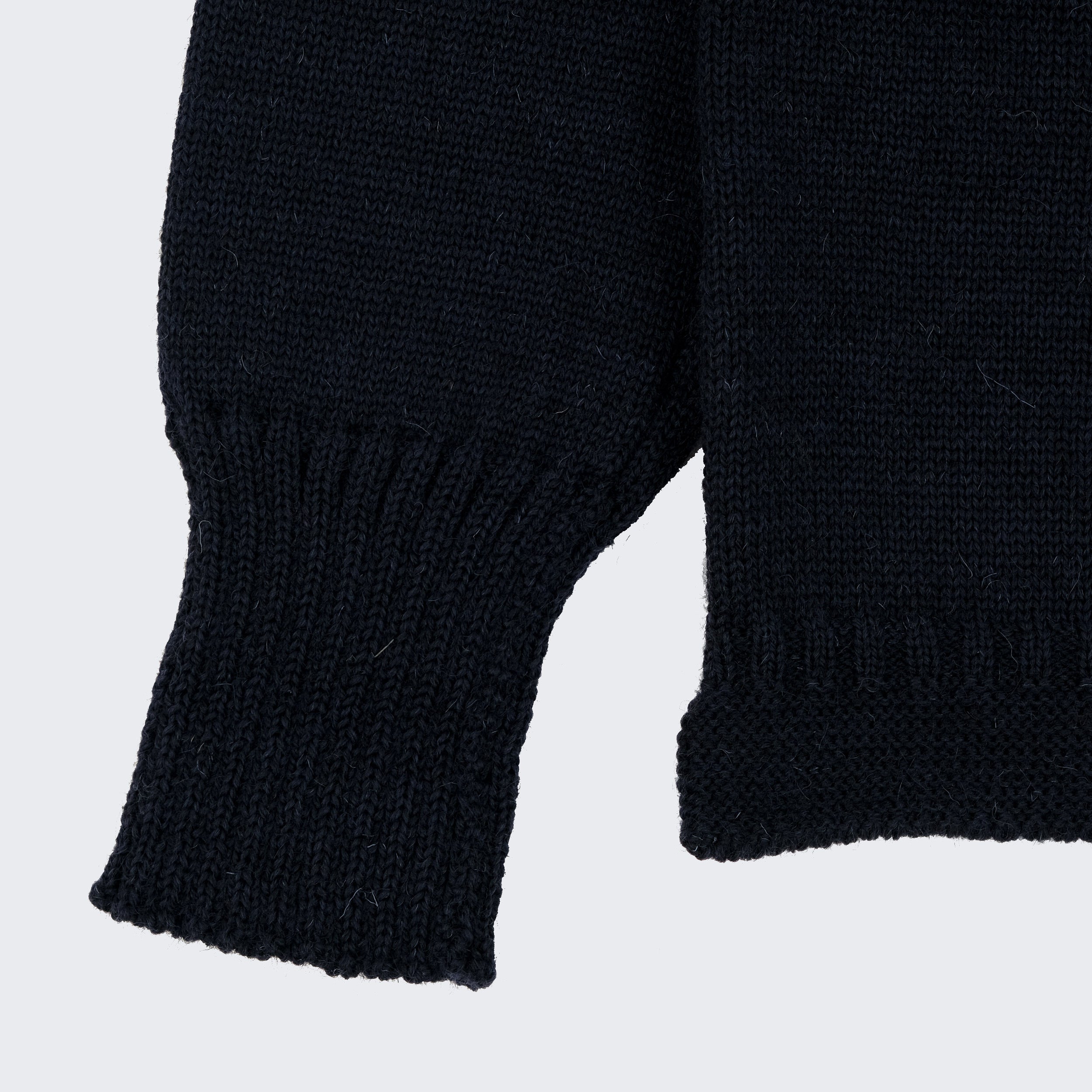 トップス INNAT \" COTTON GUERNSEY SWEATER (BLACK)\" INNAT 