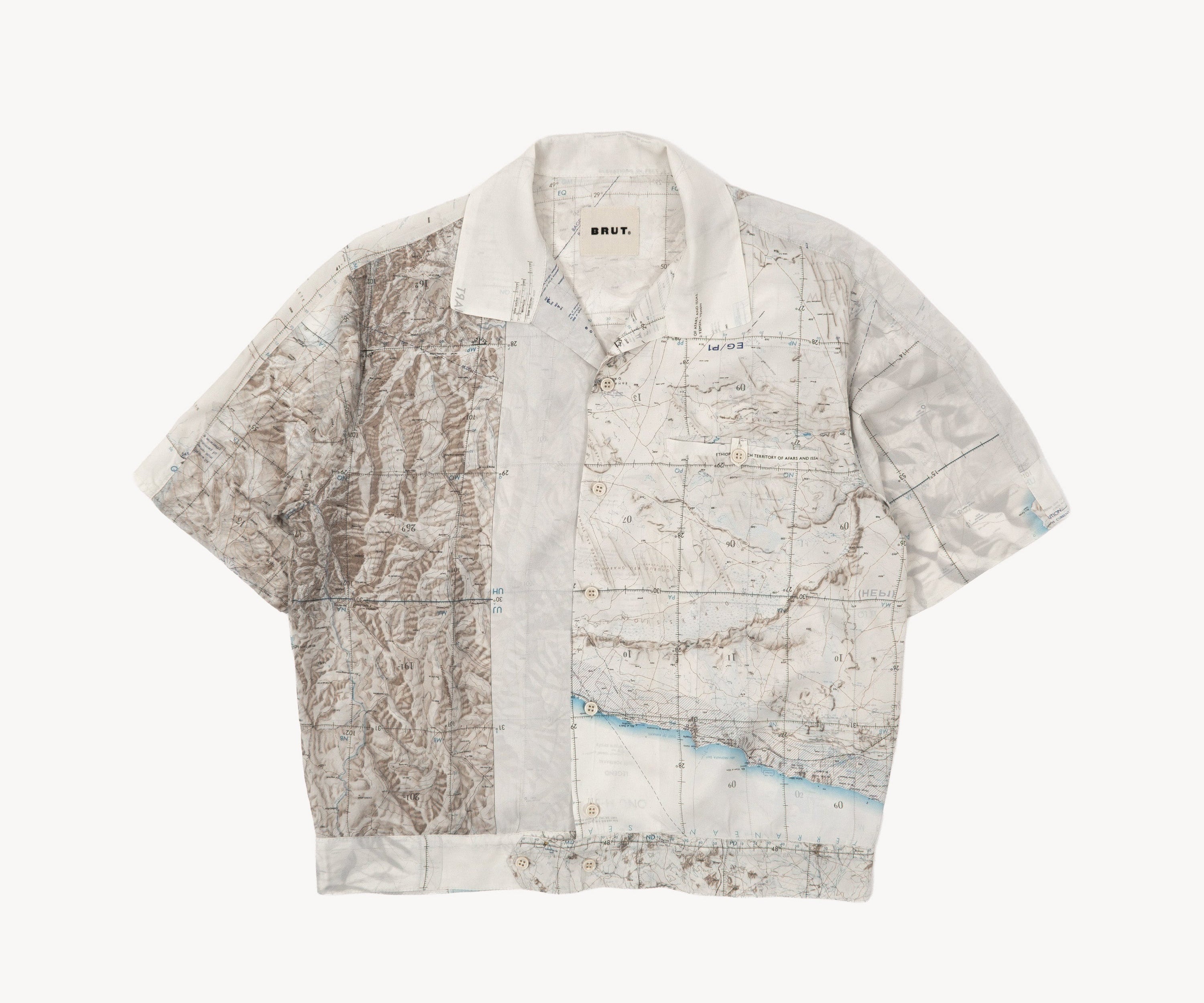 REWORK® TERRITORY SHIRT Shirts SMALL / WHITE - BRUT Clothing