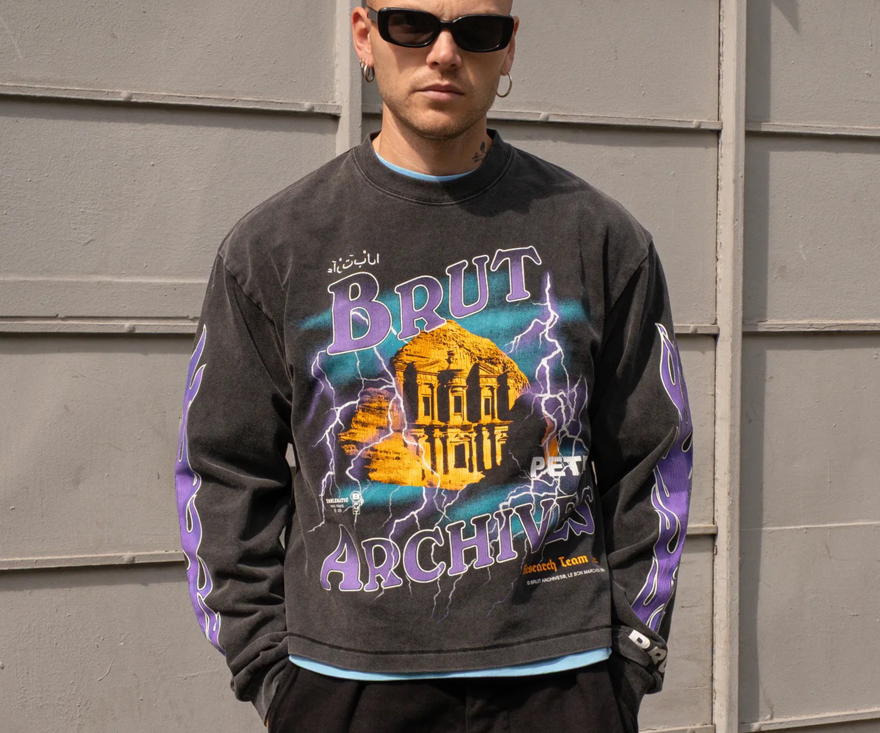 THE PETRA TEE T-Shirts X-SMALL / BLACK - BRUT Clothing