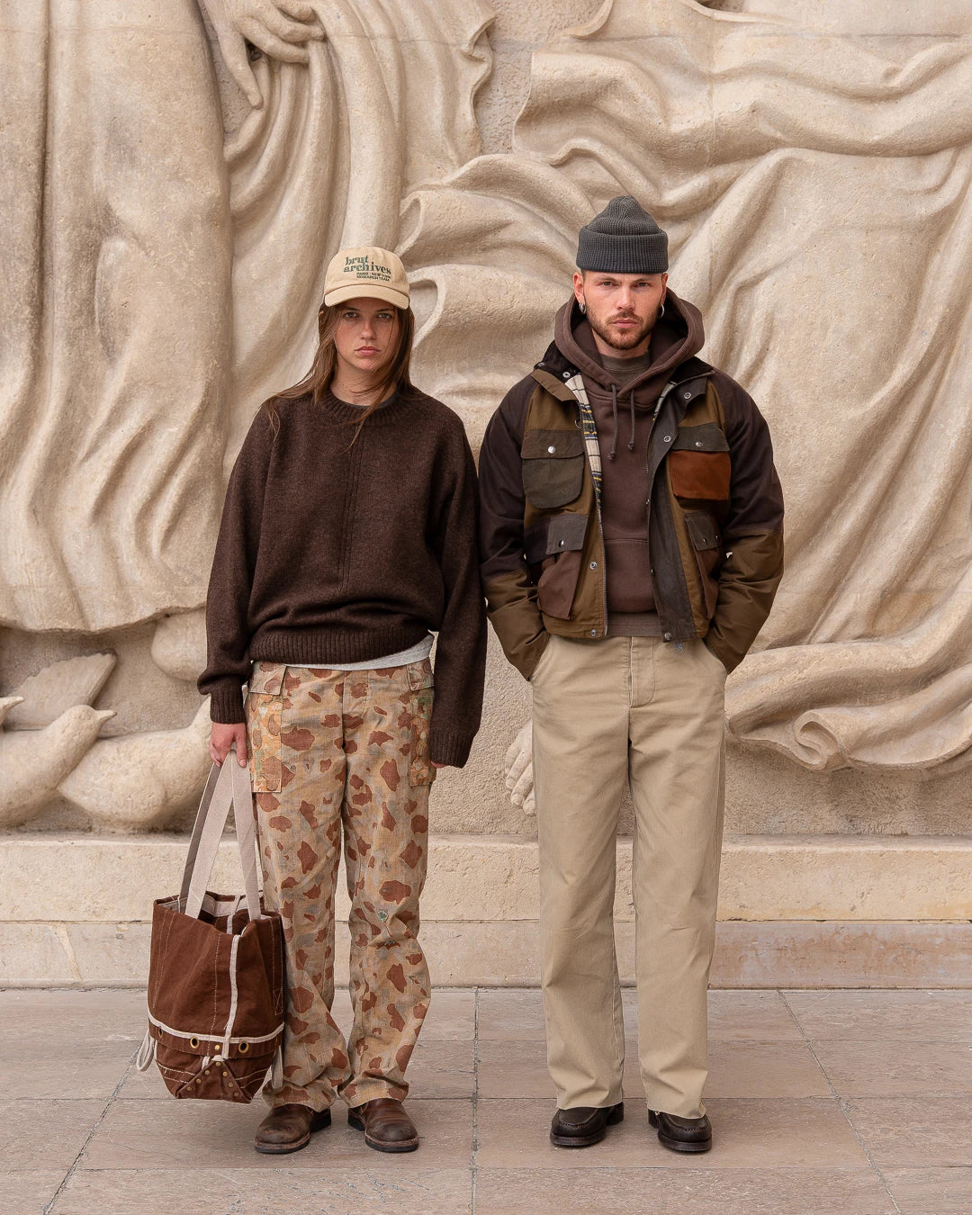 THE SAILOR TOTE BAG Accessories ONE SIZE / BROWN - BRUT Clothing