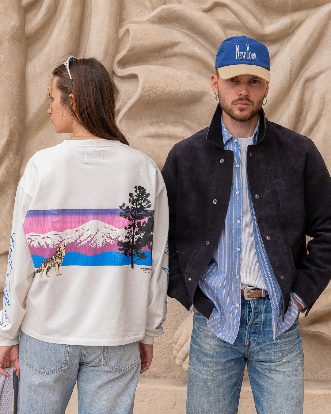 WOLF PEAKS TEE T-Shirts X-SMALL / WHITE - BRUT Clothing