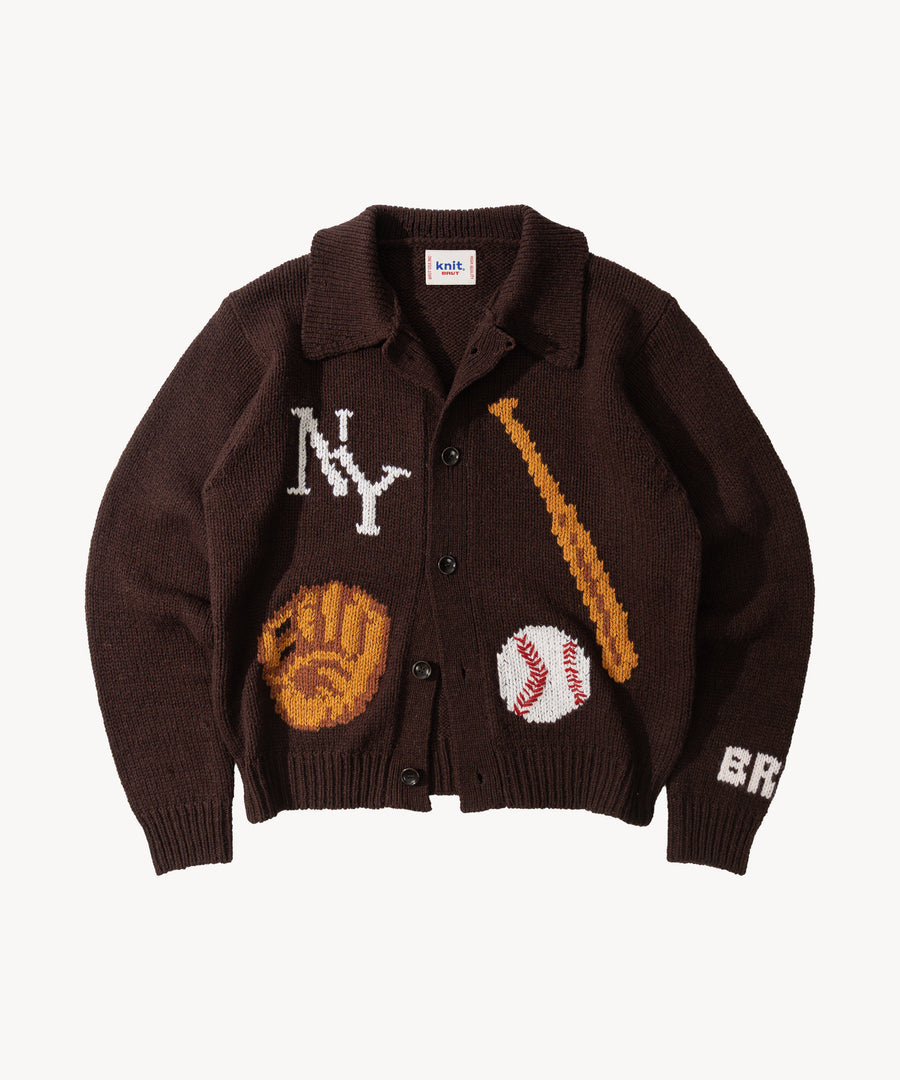 THE BASEBALL CARDIGAN