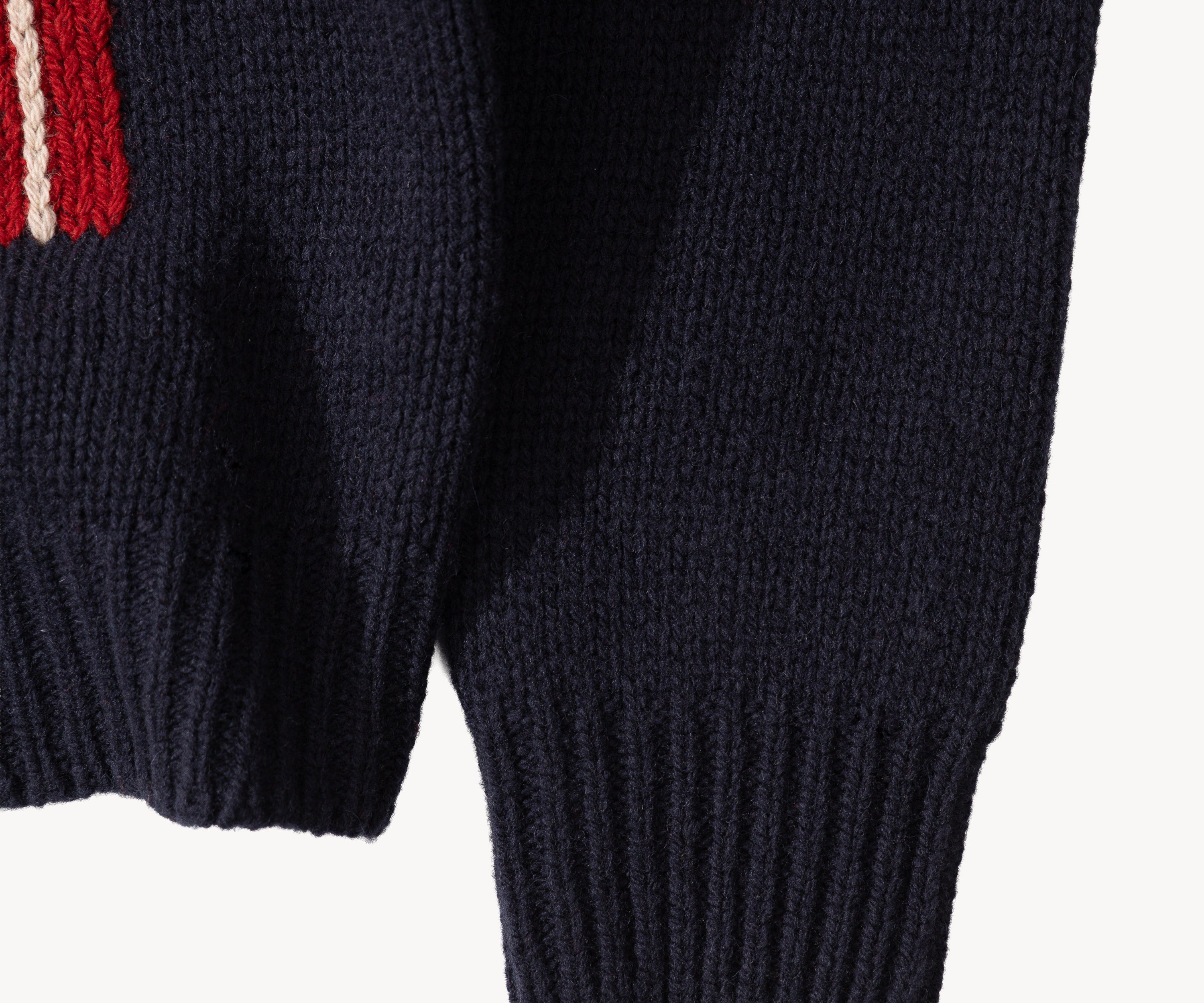 THE BARN CARDIGAN X-SMALL / BLEU MARINE - BRUT Clothing