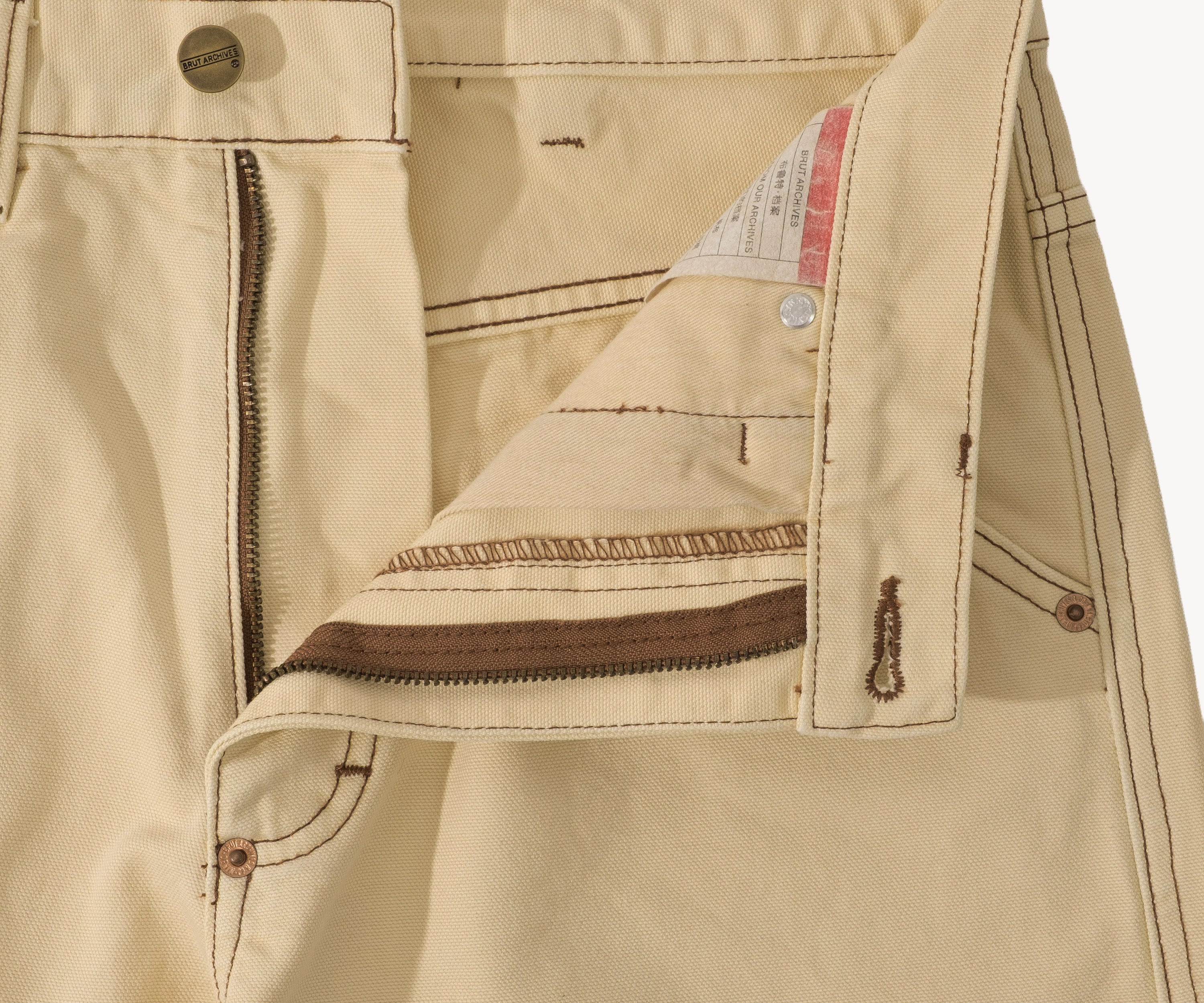 THE CARPENTER PANTS Taille US 26 / FR 36 / BEIGE - BRUT Clothing