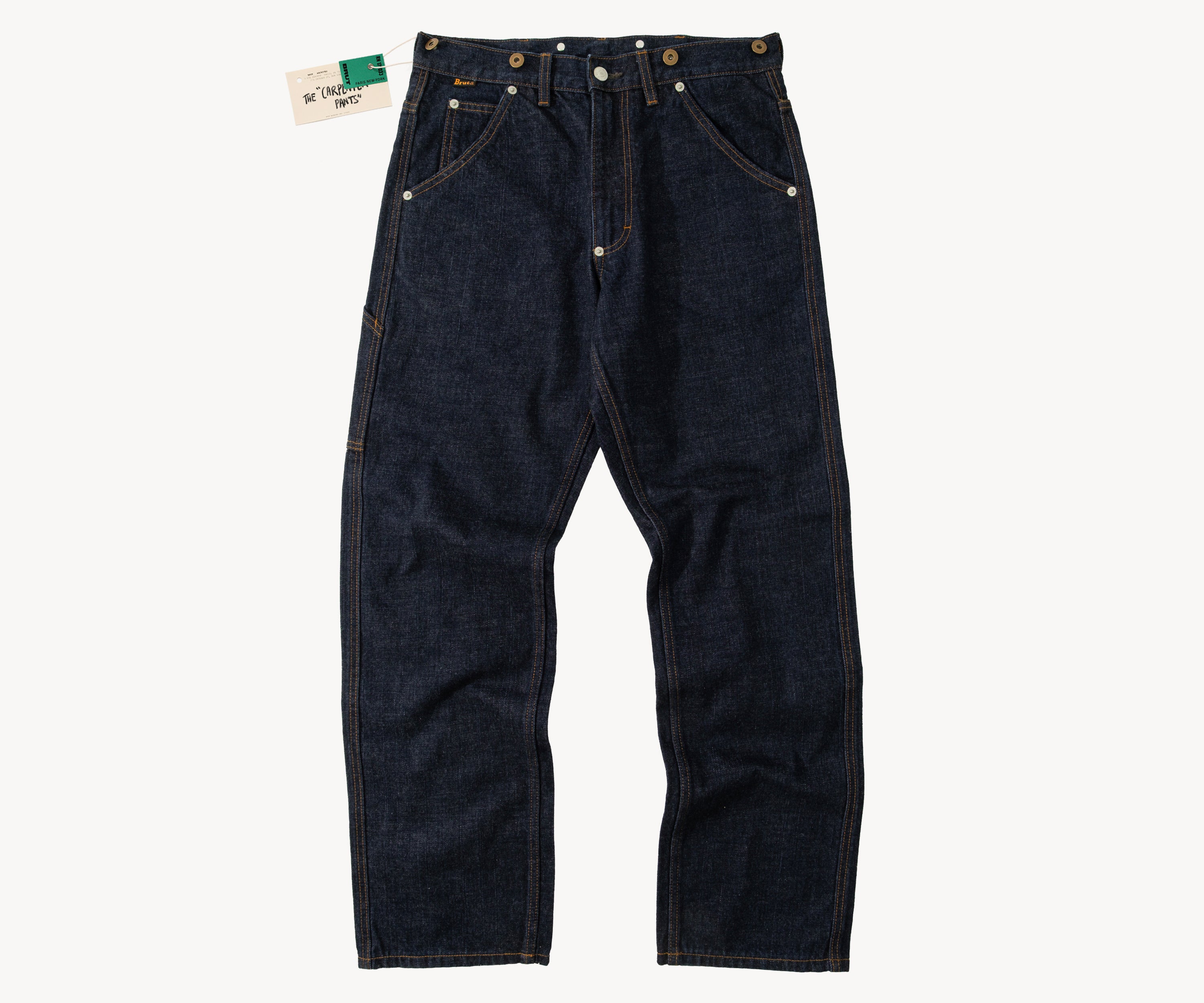 THE CARPENTER PANTS Taille US 26 / FR 36 / INDIGO BRUT - BRUT Clothing