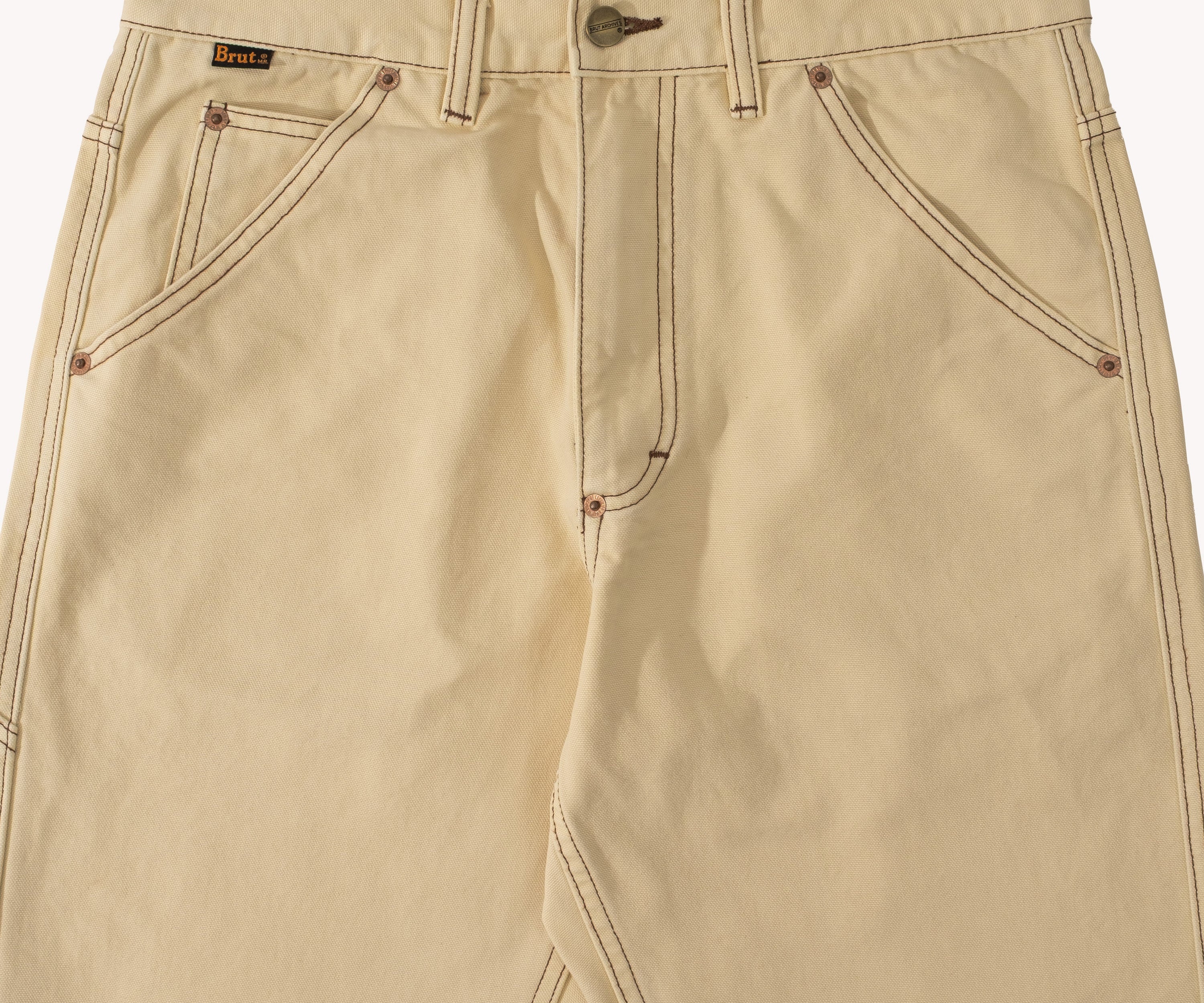 THE CARPENTER PANTS Taille US 26 / FR 36 / BEIGE - BRUT Clothing