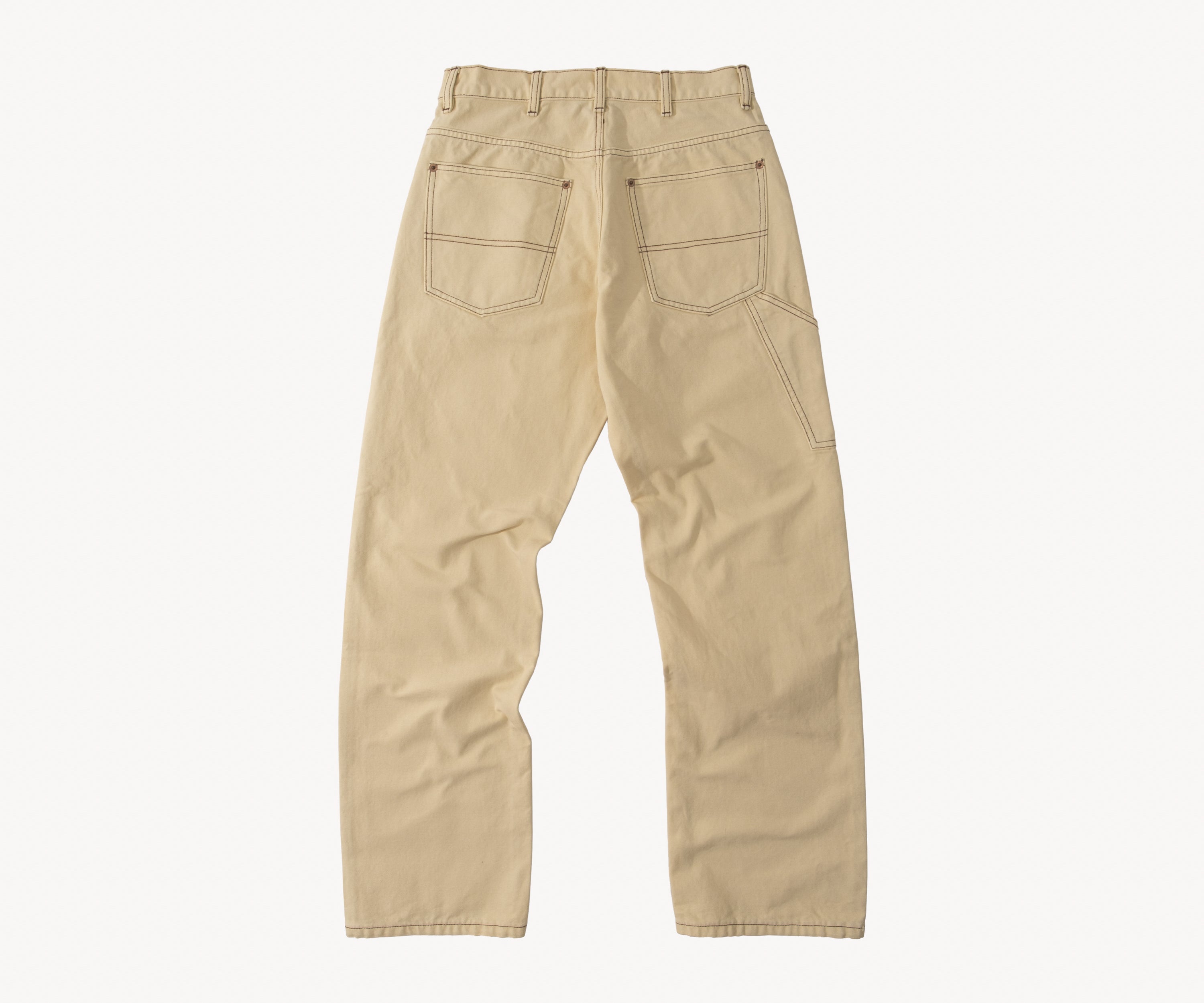 THE CARPENTER PANTS Taille US 26 / FR 36 / BEIGE - BRUT Clothing