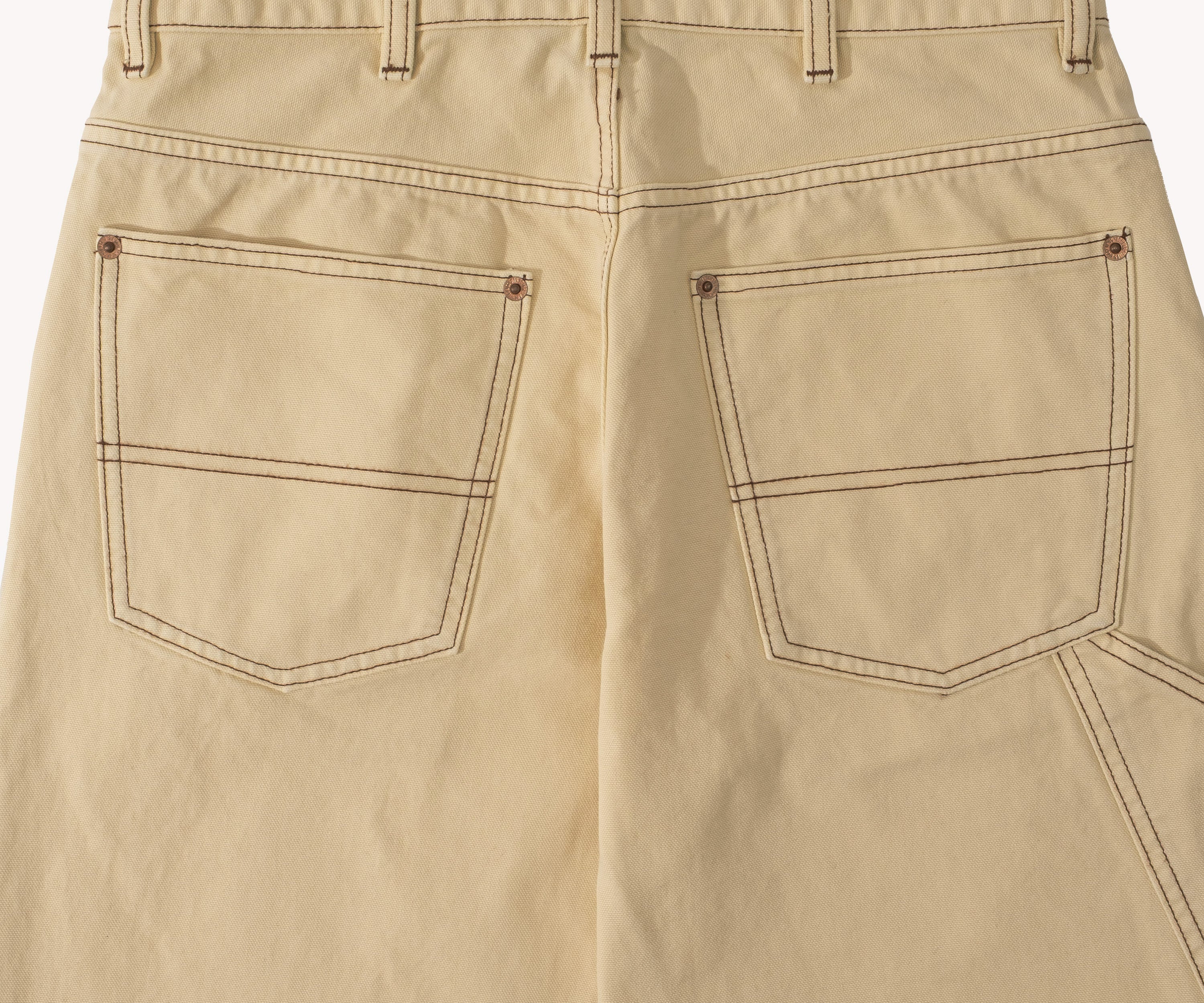 THE CARPENTER PANTS Taille US 26 / FR 36 / BEIGE - BRUT Clothing
