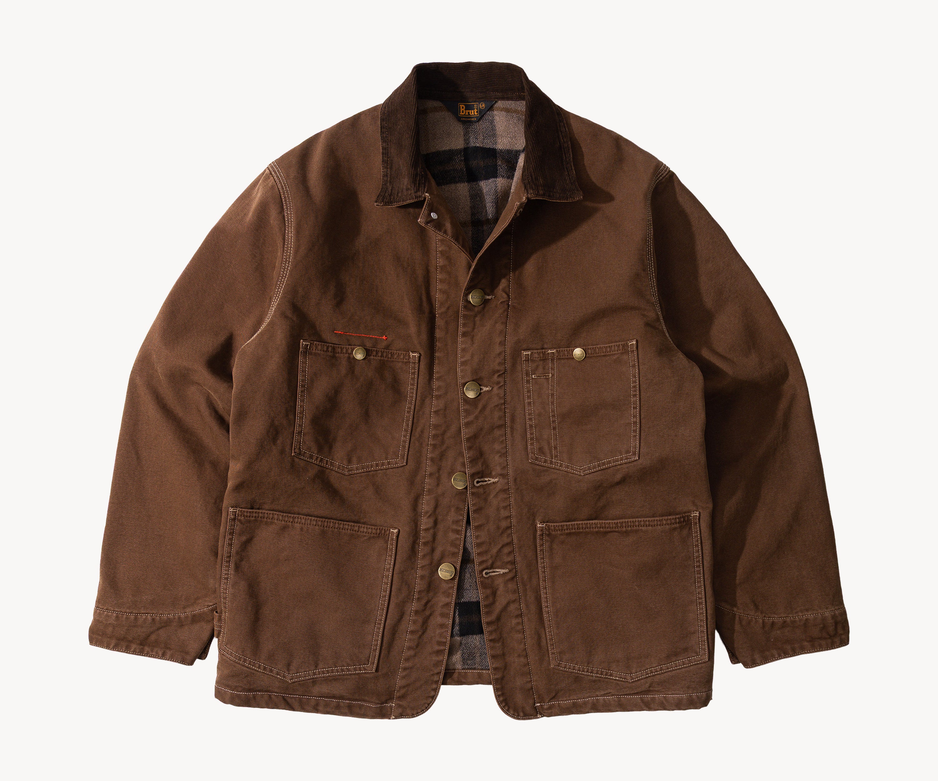 THE CHORE JACKET Manteaux et vestes XS / MARRON - BRUT Clothing