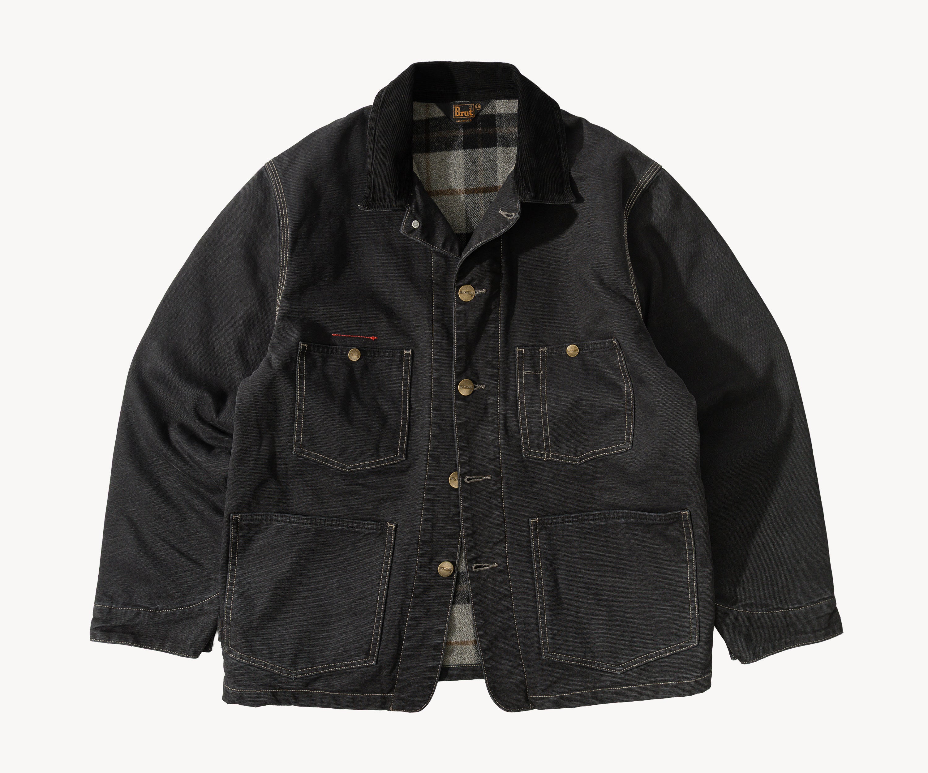 THE CHORE JACKET Manteaux et vestes XS / NOIR - BRUT Clothing