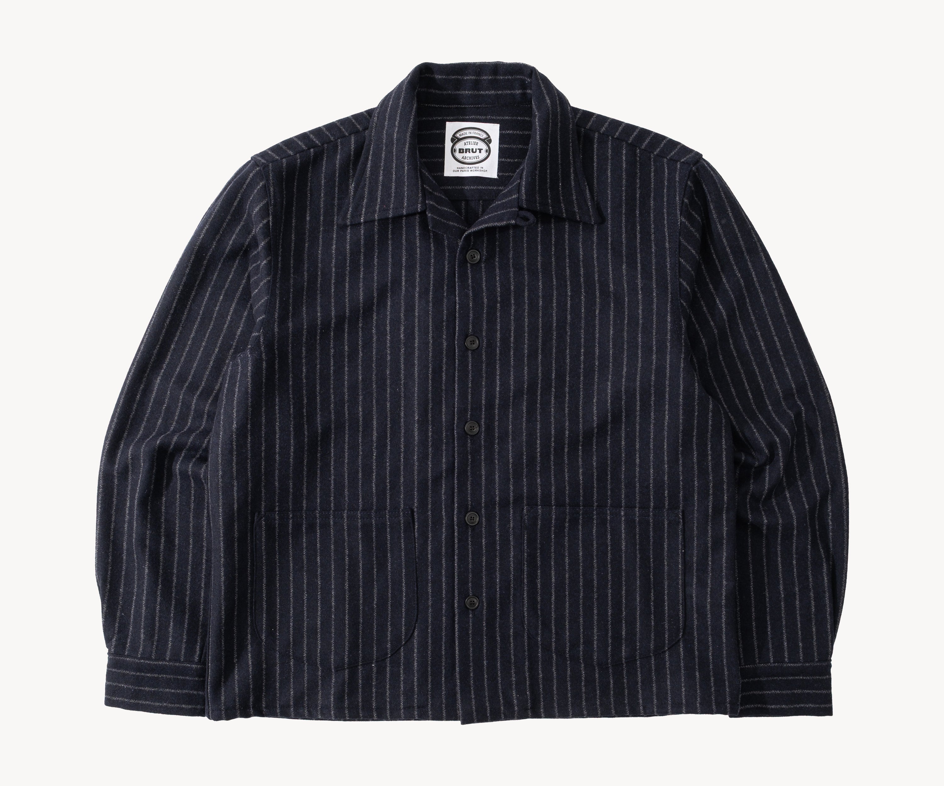 THE TAILORED COQUETTE SHIRT Chemises XS / À RAYURES - BRUT Clothing