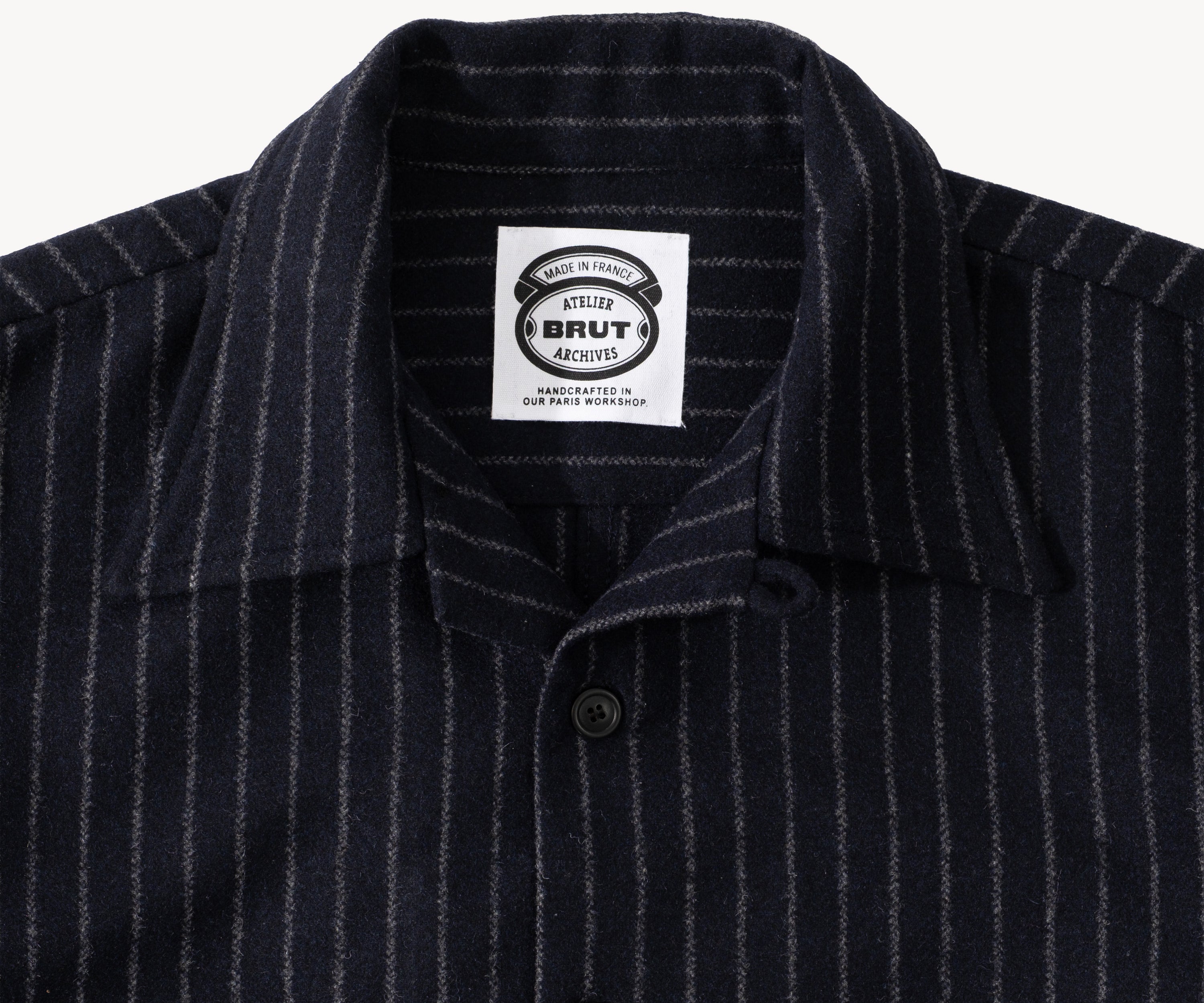 THE TAILORED COQUETTE SHIRT Chemises XS / À RAYURES - BRUT Clothing