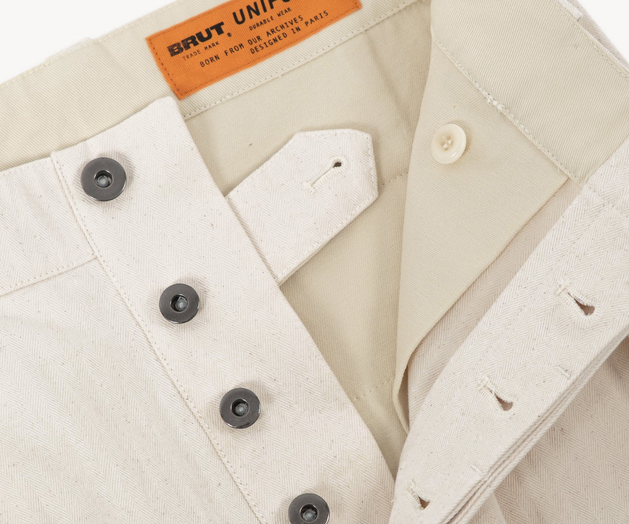 THE DOUBLE PLEAT PANTS Pants US26 / FR36 / NATURAL - BRUT Clothing