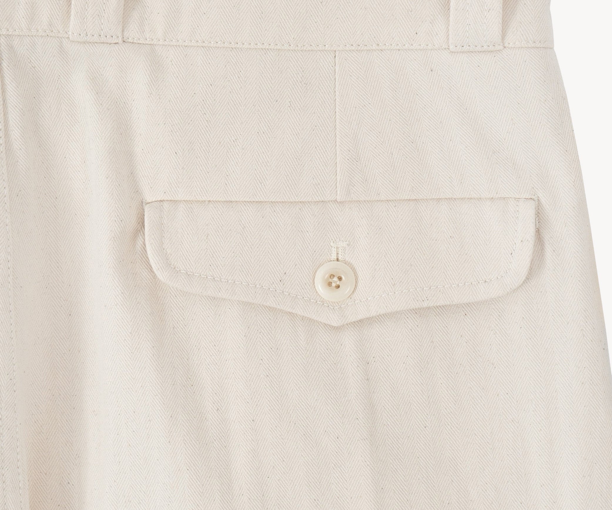 THE DOUBLE PLEAT PANTS Pants US26 / FR36 / NATURAL - BRUT Clothing