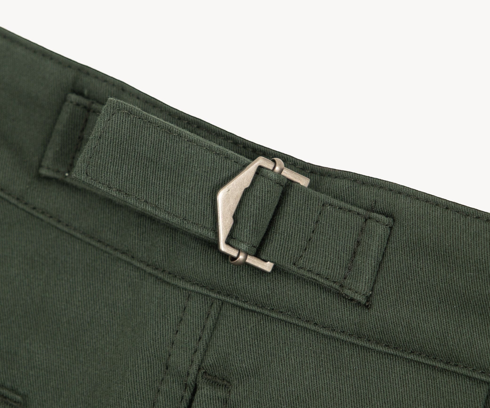 THE DOUBLE PLEAT SHORTS Taille US 26 / FR 36 / VERT FONCÉ - BRUT Clothing