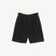 THE DOUBLE PLEAT SHORTS Short US26 / FR36 / BLACK - BRUT Clothing