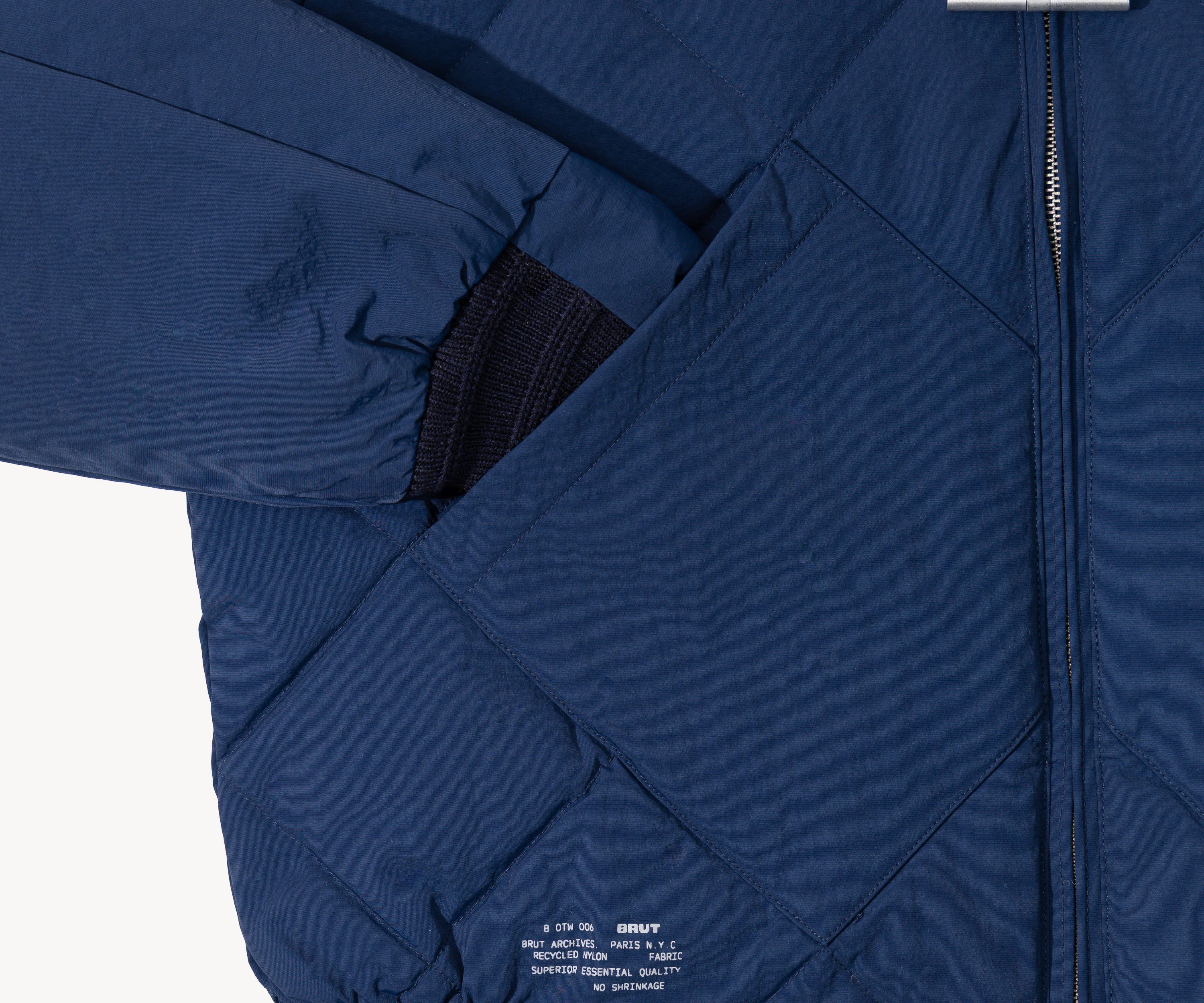 THE DOWN JACKET Manteaux et vestes X-SMALL / BLEU MARINE - BRUT Clothing