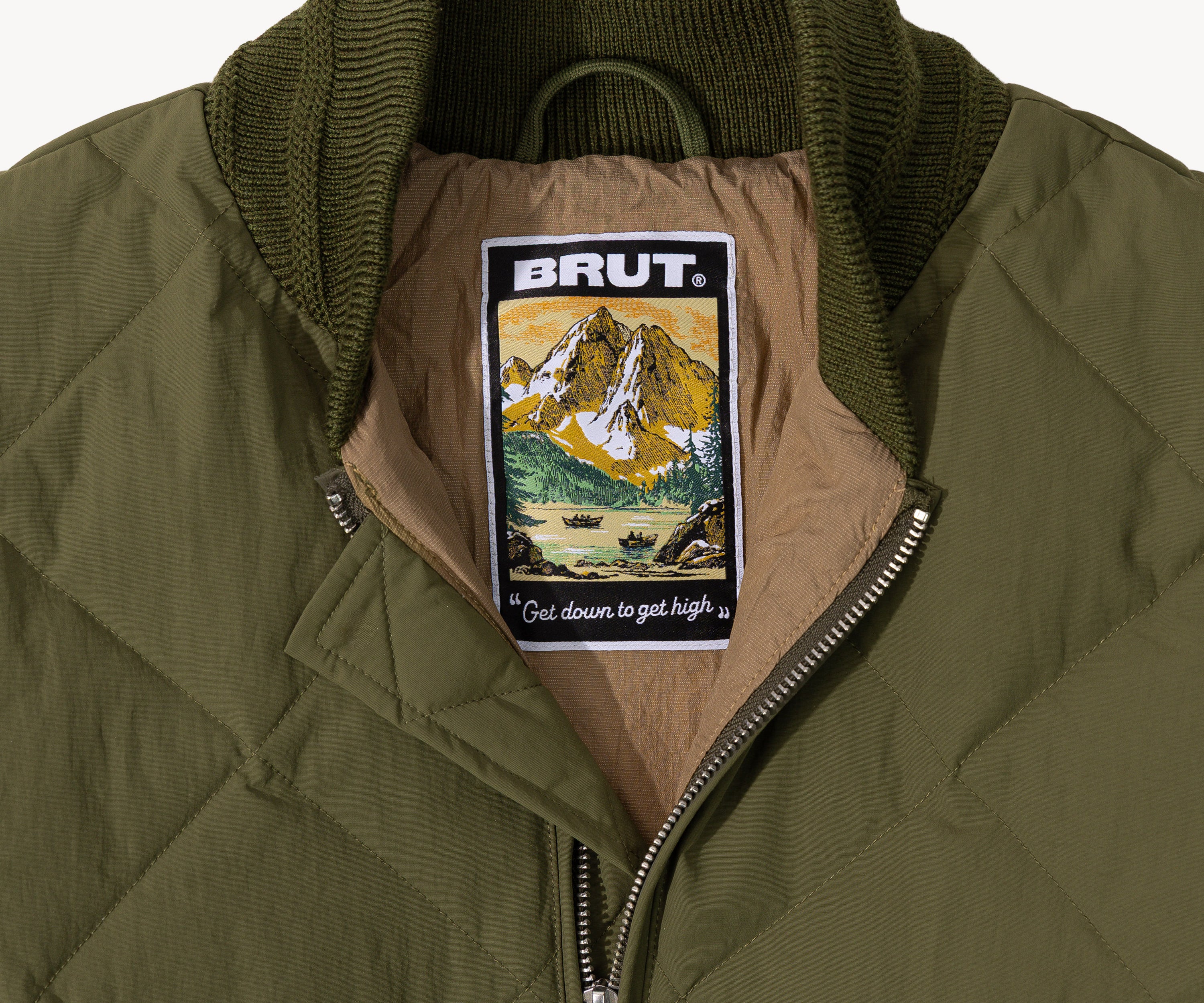 THE DOWN JACKET Manteaux et vestes X-SMALL / VERT OLIVE - BRUT Clothing