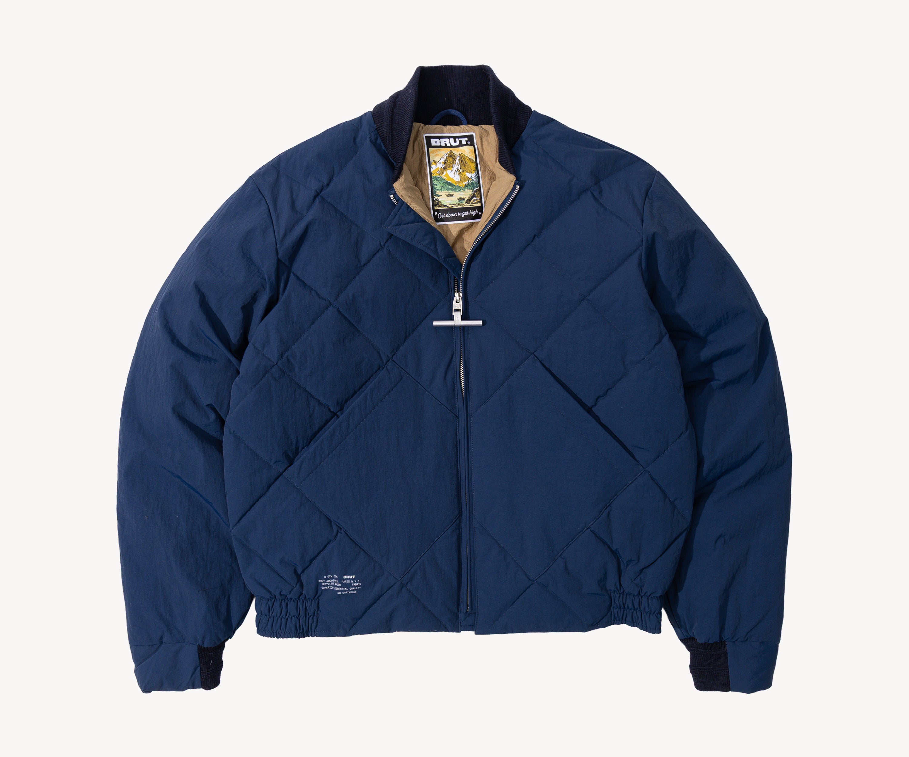 THE DOWN JACKET Manteaux et vestes X-SMALL / BLEU MARINE - BRUT Clothing